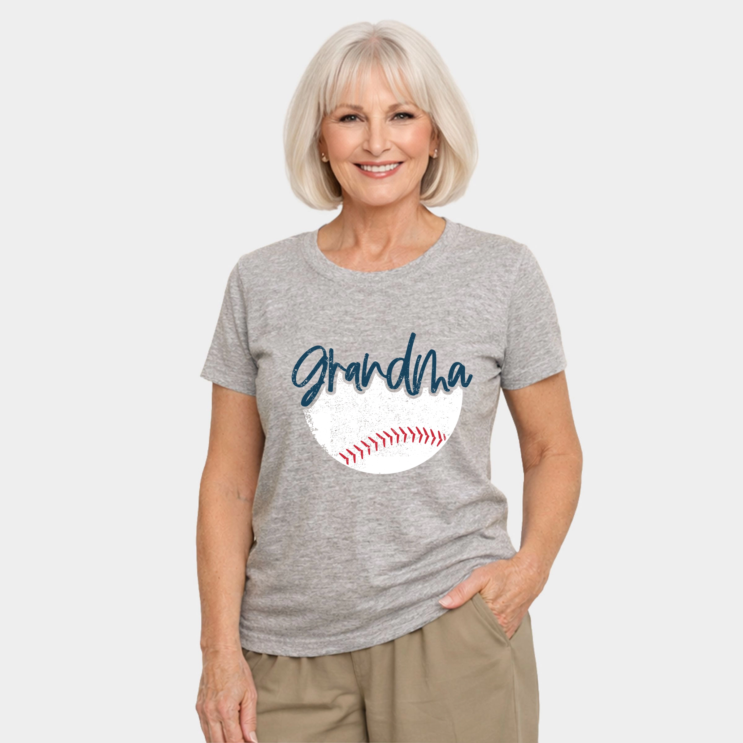 Simply Sage Market - Grandma Baseball Women's Short Sleeve Graphic T-Shirt