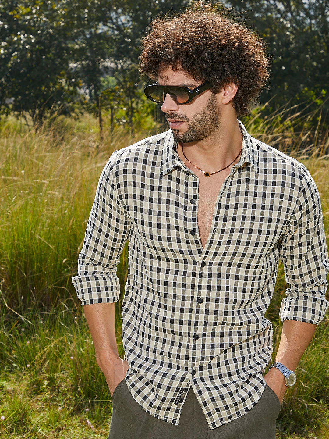 Cahoot Men's Glen Check Shirt