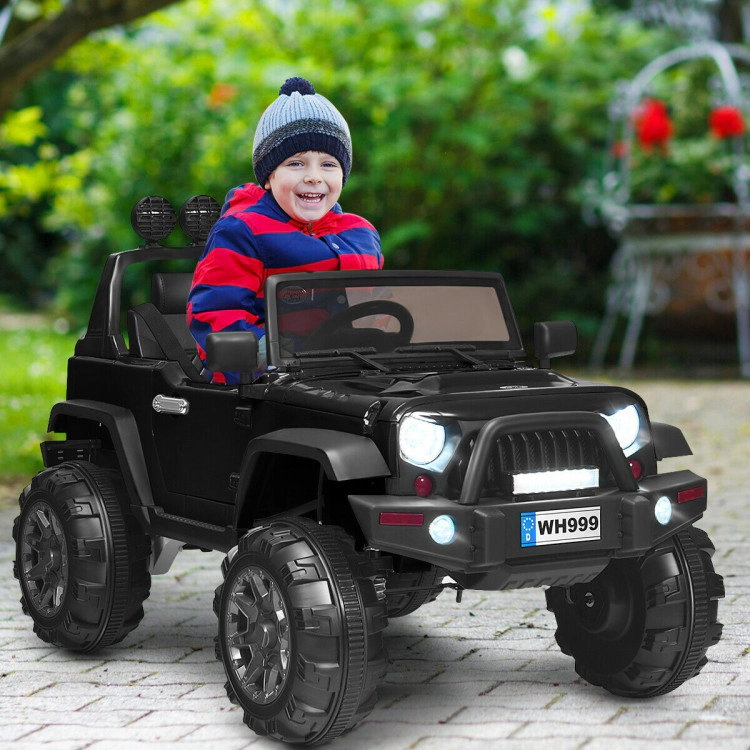 Hivvago 12V Kids Ride On Car with Remote Control and Double Magnetic Door