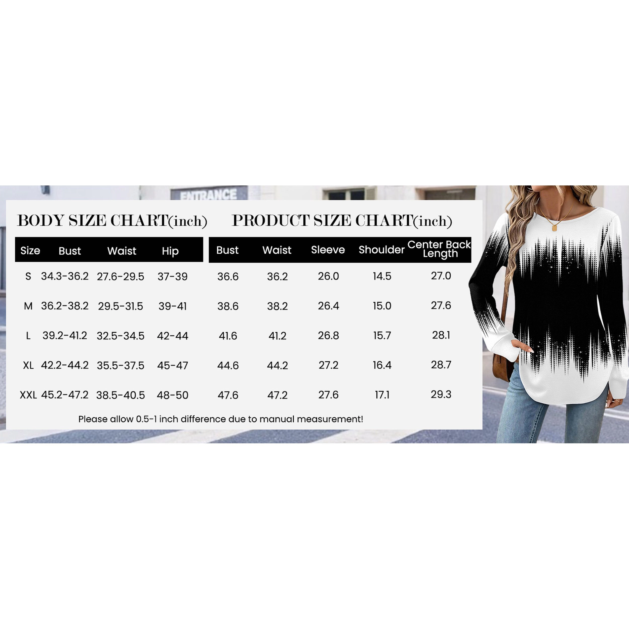 Zeagoo Women Boho Long Sleeve T Shirt