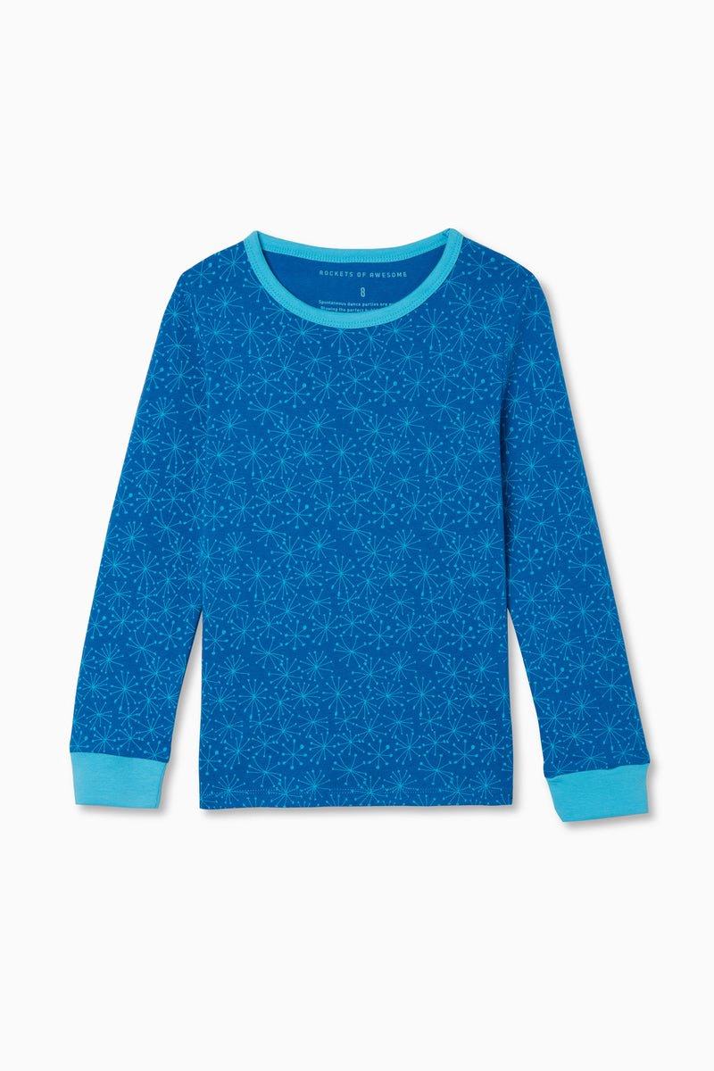 Rockets of Awesome Snowflake Fitted PJ Set for Unisex
