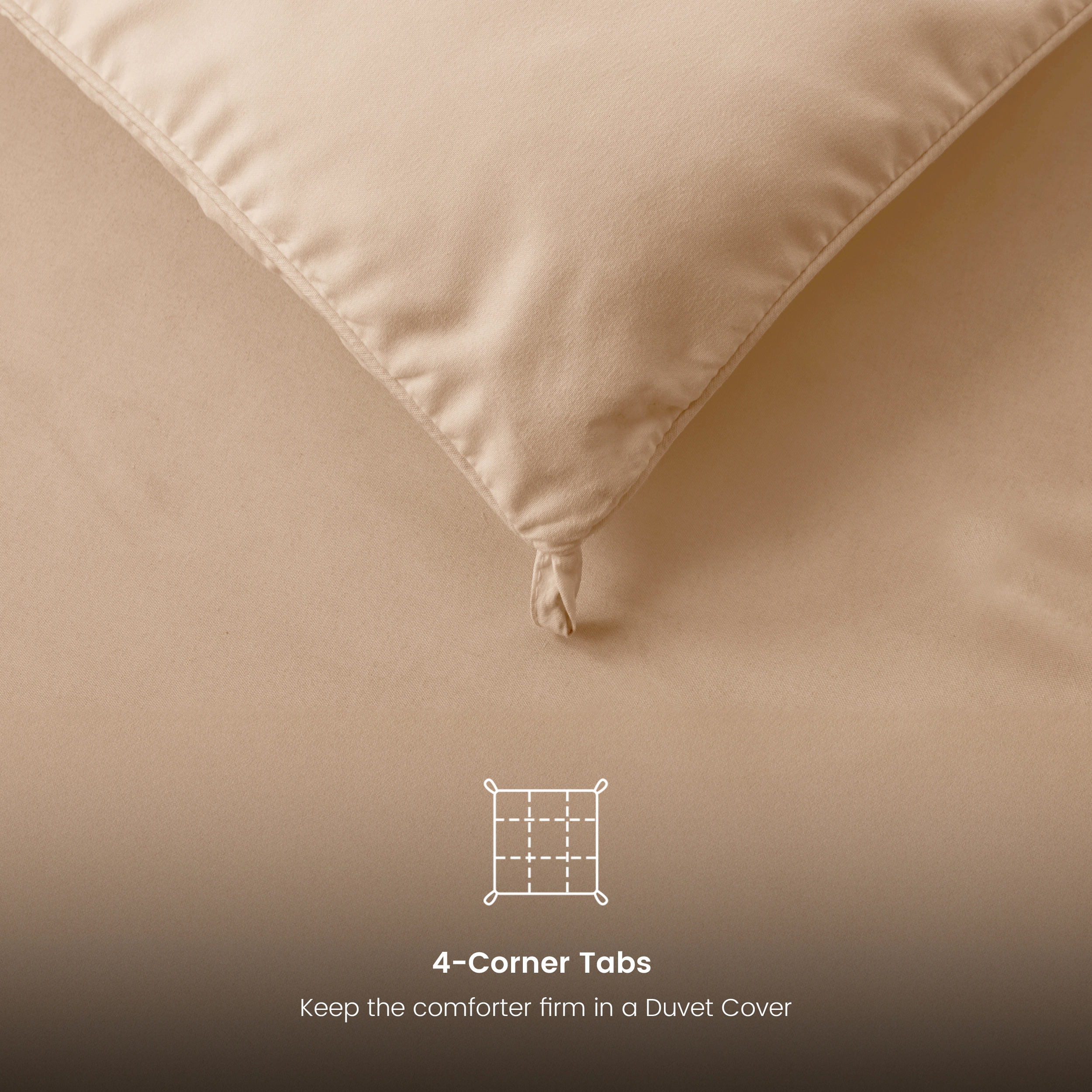 Lux Decor Collection Quilted Comforter Down Alternative Duvet Insert All Season 1Pc with Corner Tabs