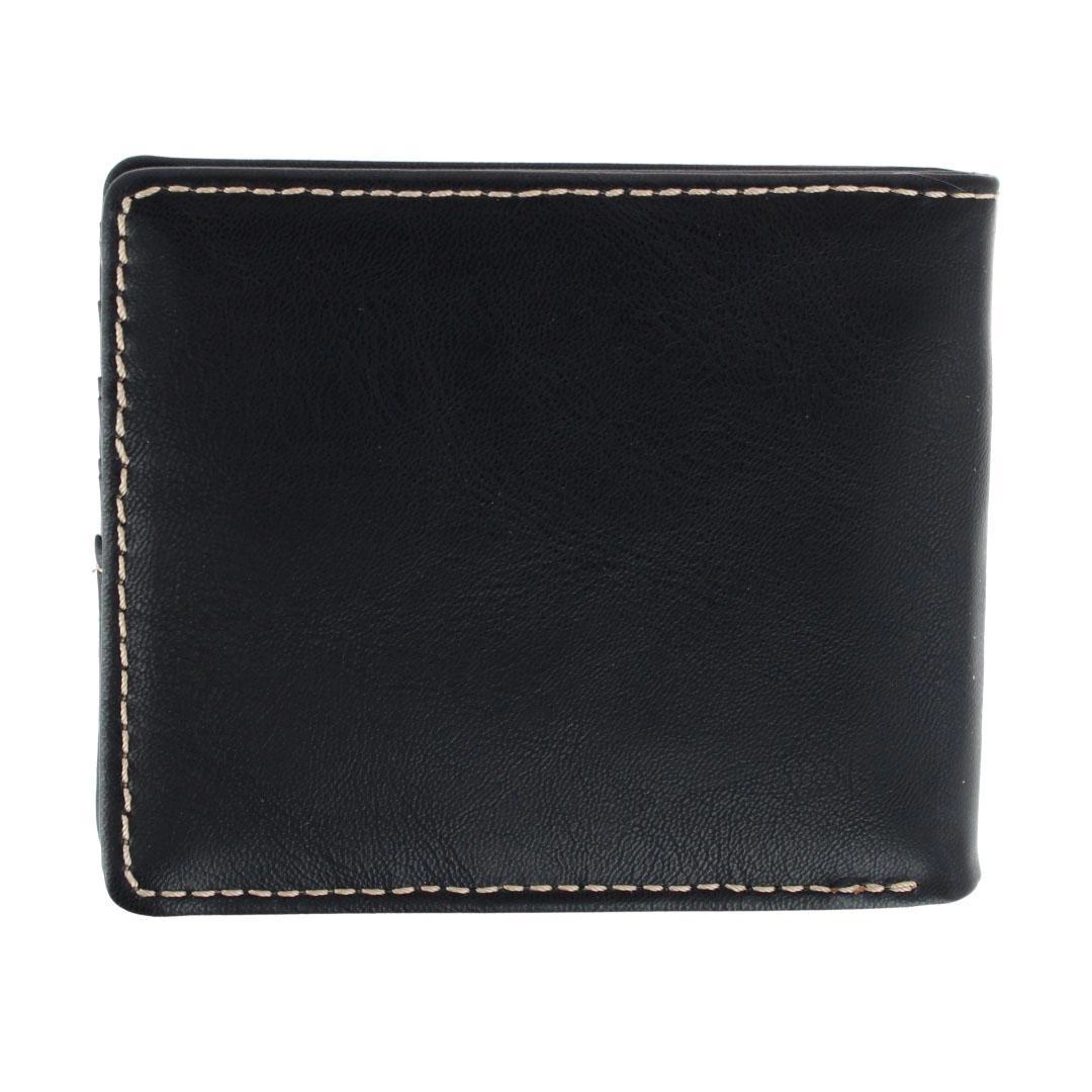 Wrangler Men's Bifold Wallet with Western Stitch Detail