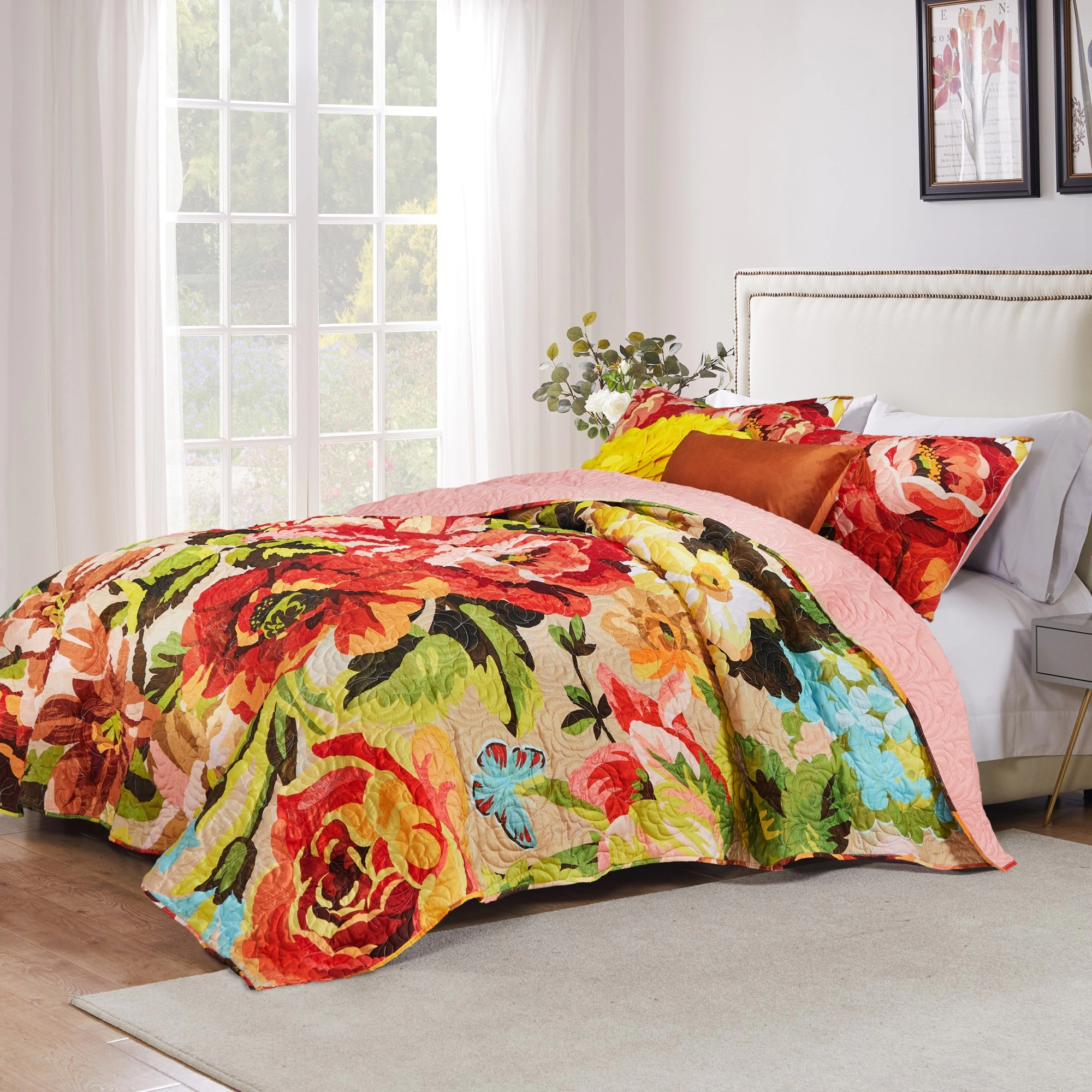 Greenland Home Senna Modern Boho Quilt Set 3 Piece