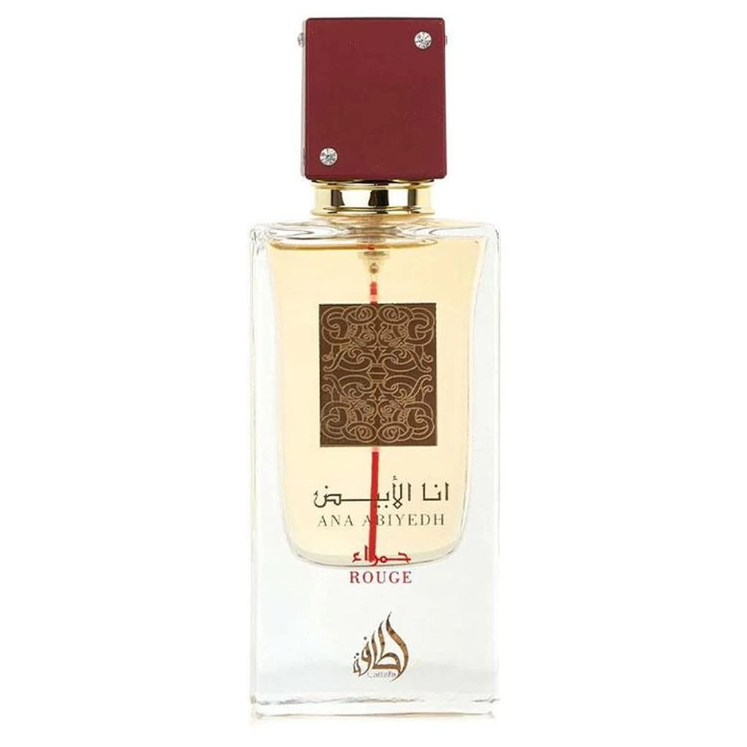 Lattafa Ana Abiyedh Rouge Eau de Parfum Spray, 2.0 oz (60 mL) Unisex