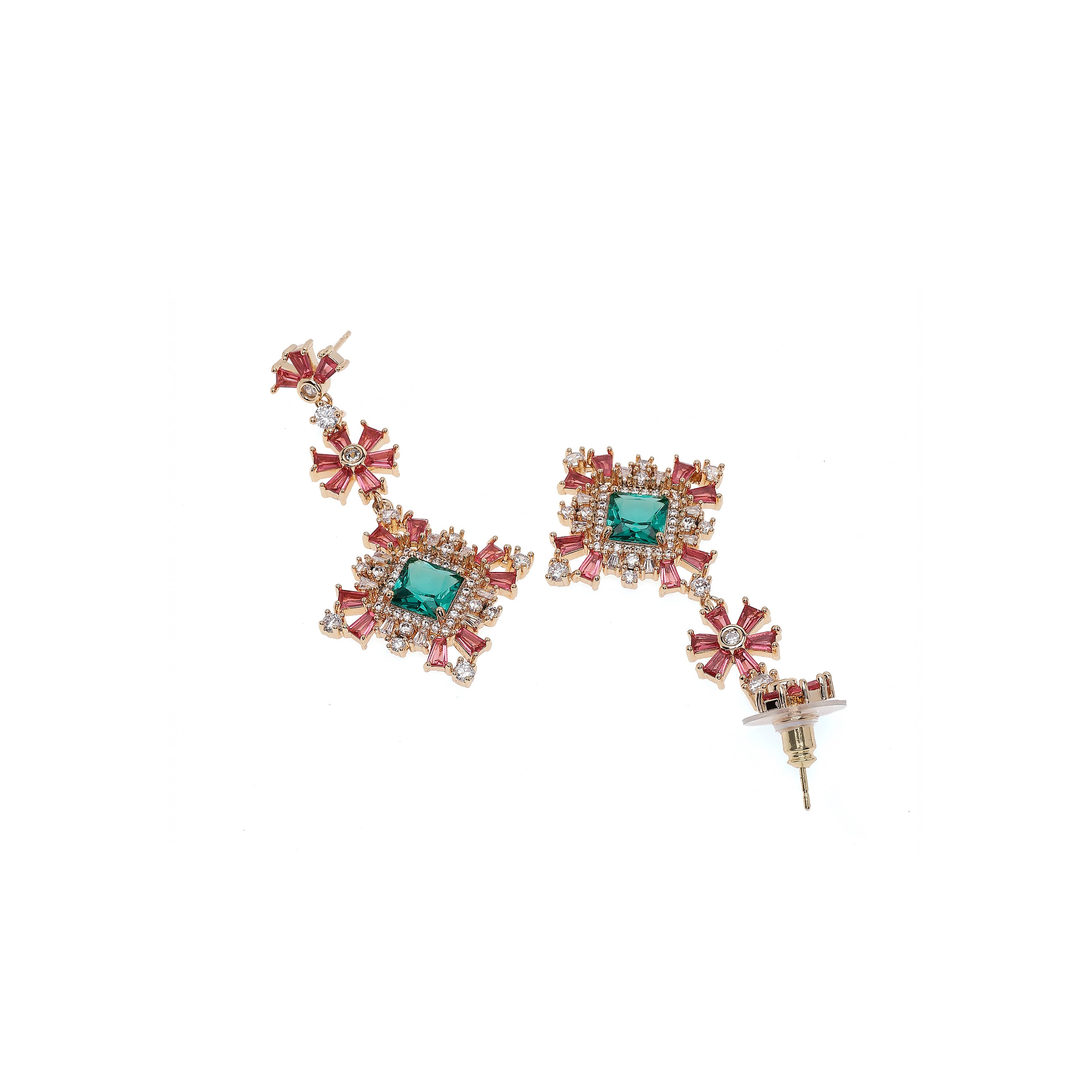 AGP PARIS Womens Daisy Drop Earrings