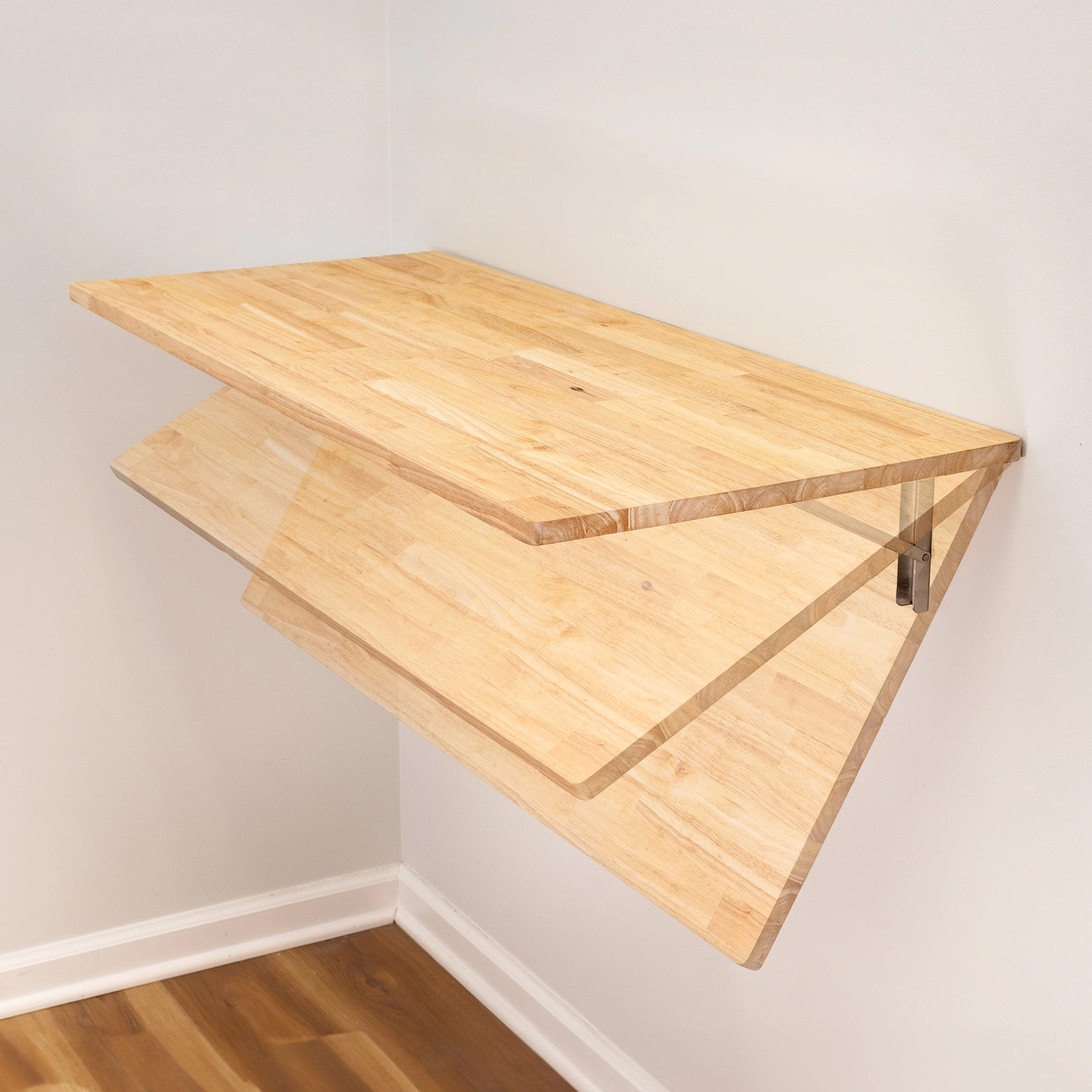 StoreYour Wakefield Foldable Workbench, Light Wood Tabletop with Stainless Hardware, Heavy-Duty Table