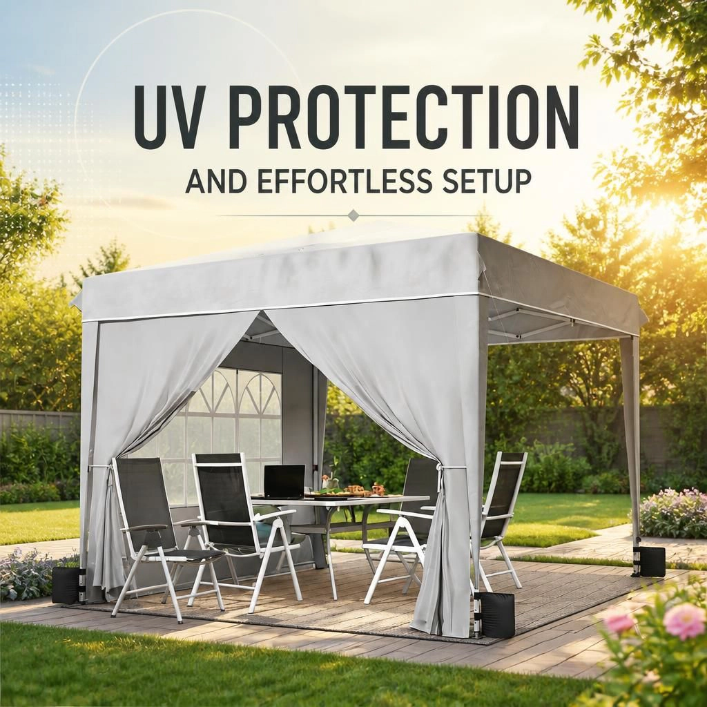 WOW PIONEER 10 Foot Square Outdoor Canopy Tent