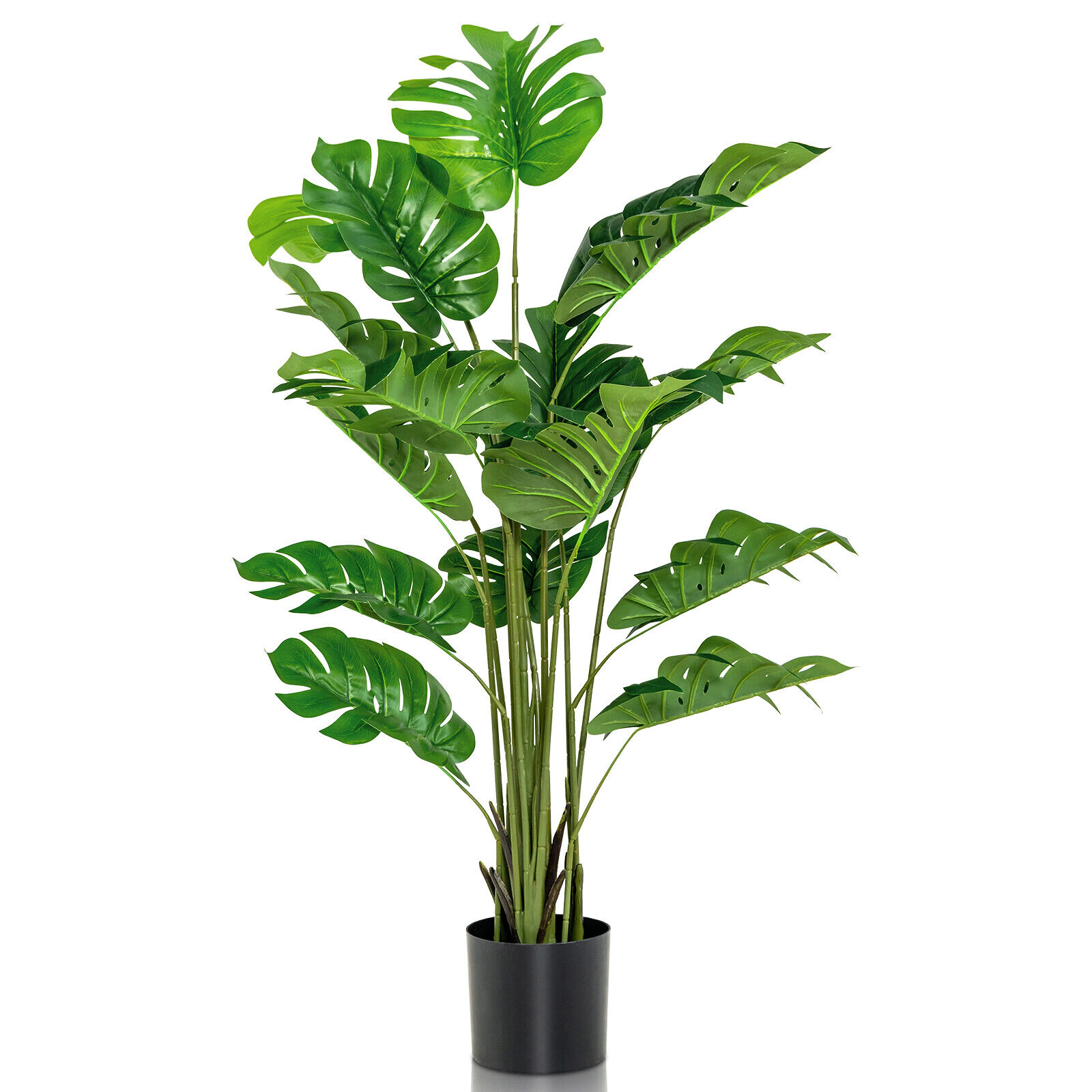 SlickBlue 5-Ft Artificial Monstera Tree with Pot for Indoor Outdoor