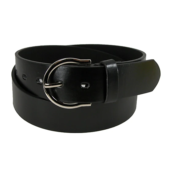 CTM Womens 1 3/8 Inch Wide Basic Bridle Belt