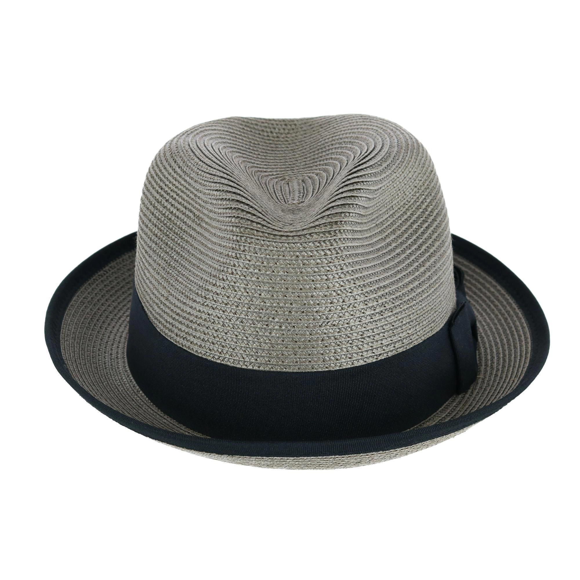 Epoch Hats Company Men's Fedora with Contrast Band and Trim