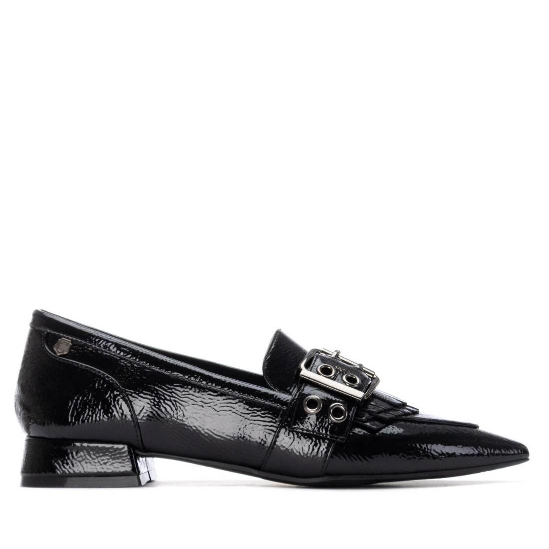 Women's Leather Pointed Toe Loafers Carmela Collection By XTI