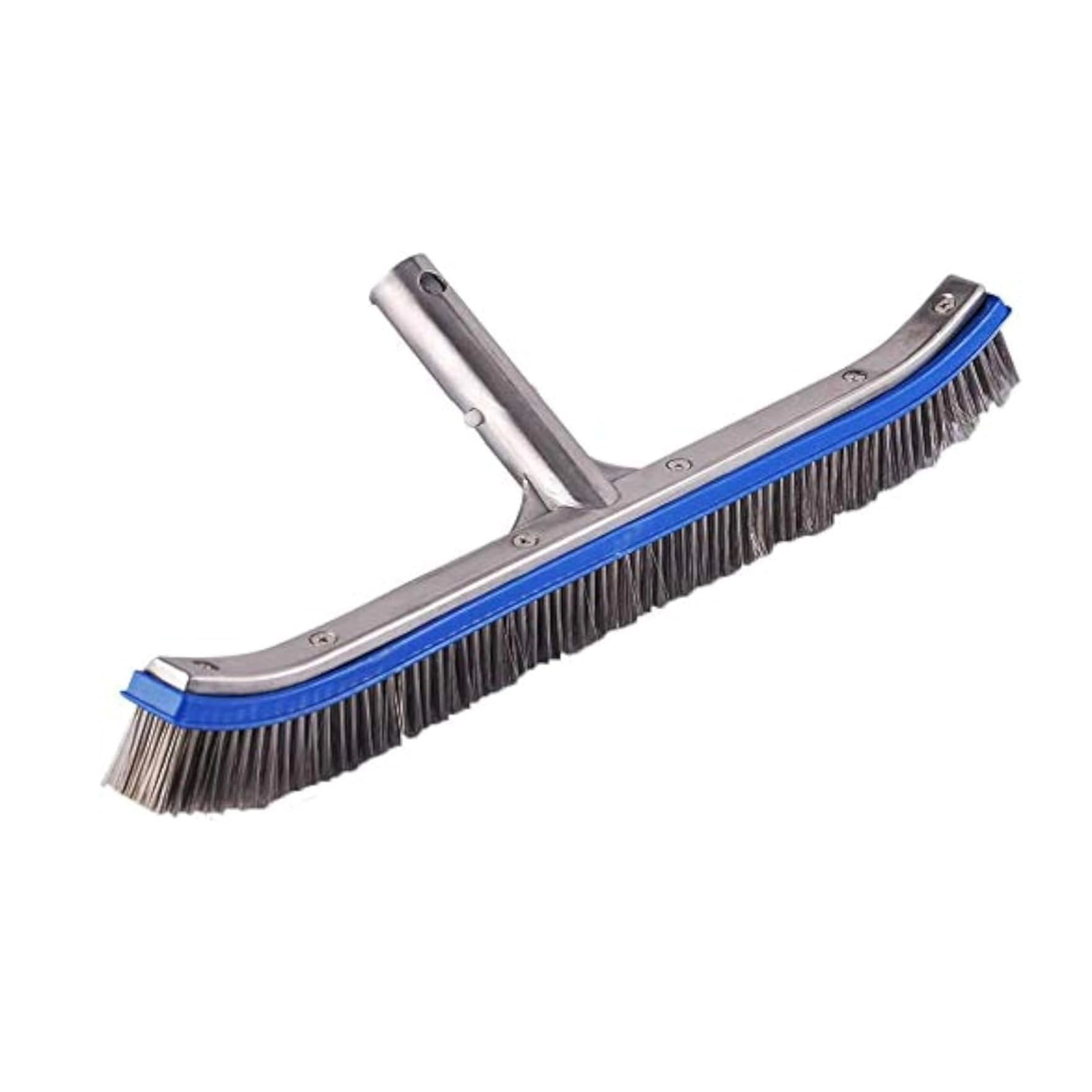 Stock Preferred 18 Inch Heavy Duty Pool Wall and Tile Brush with Nylon Bristles Aluminum Back