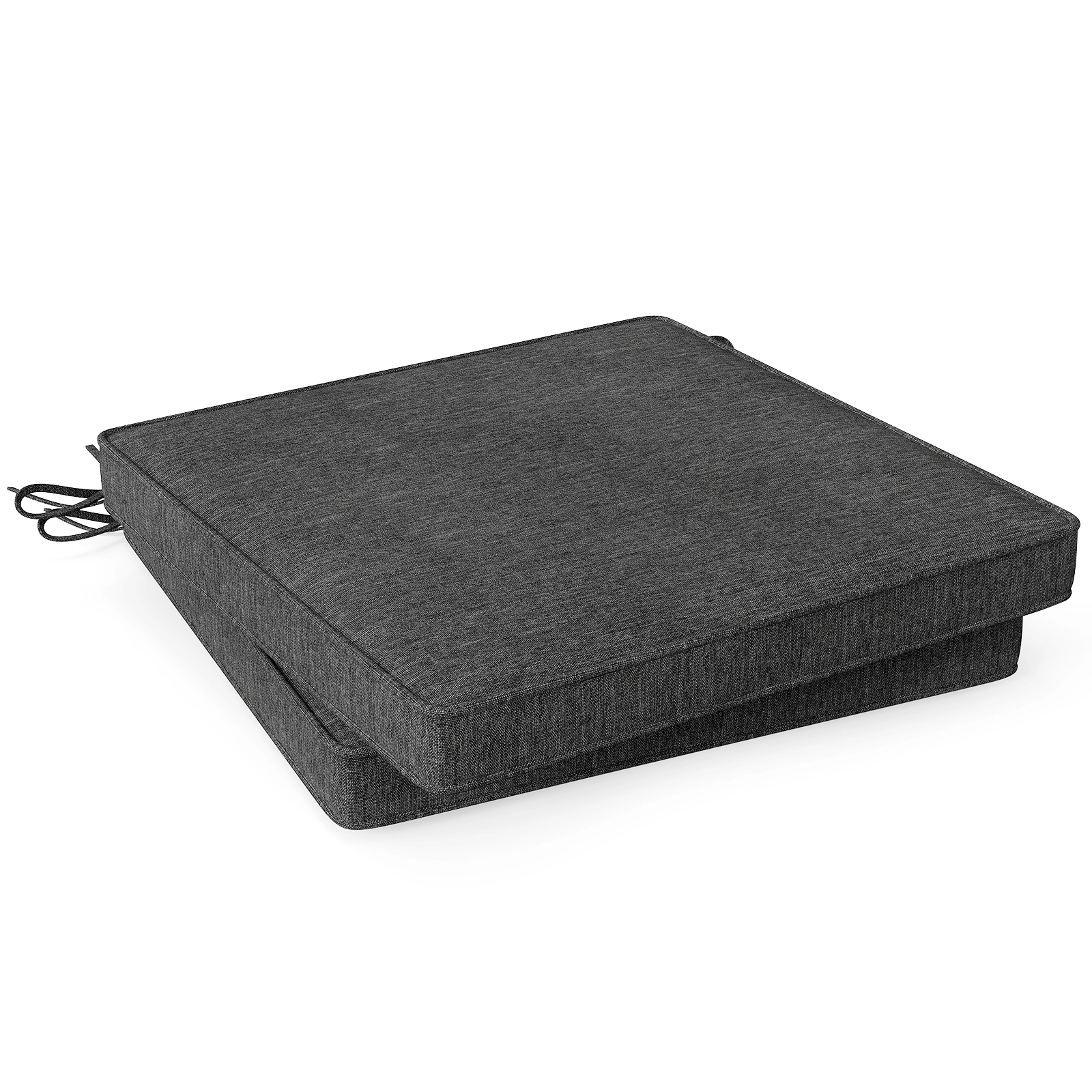 LJG Outdoor Chair Cushion Set of 2 Waterproof Fade-Resistant Olefin Seat Cushions