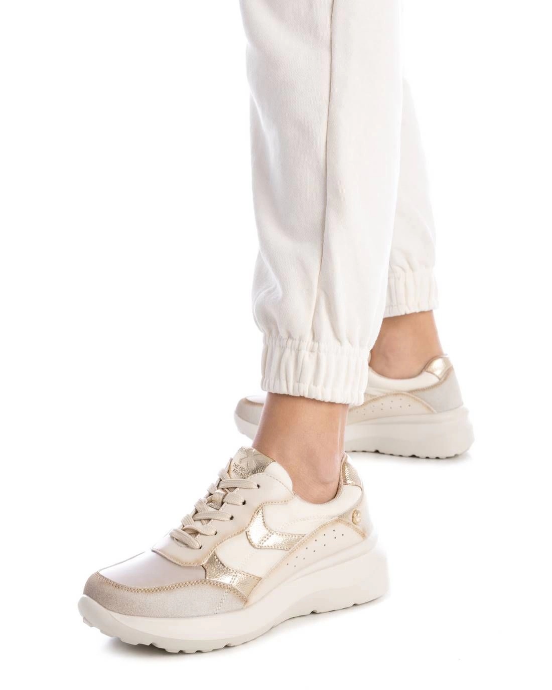 XTI Women's Sneakers Casual Lace-Up, Lightweight Rubber Sole