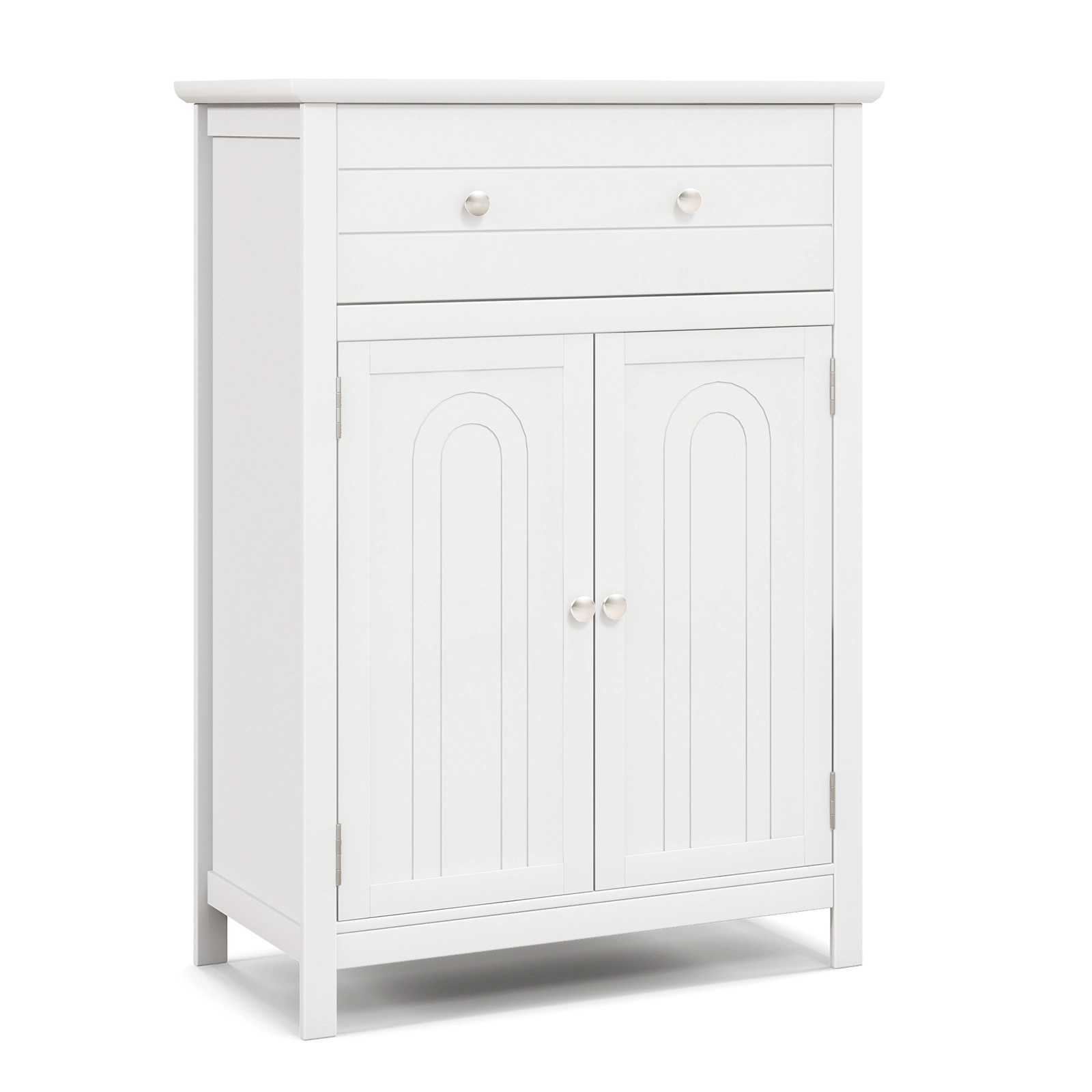 SlickBlue Bathroom Storage Cabinet with Drawer, Doors & Adjustable Shelf