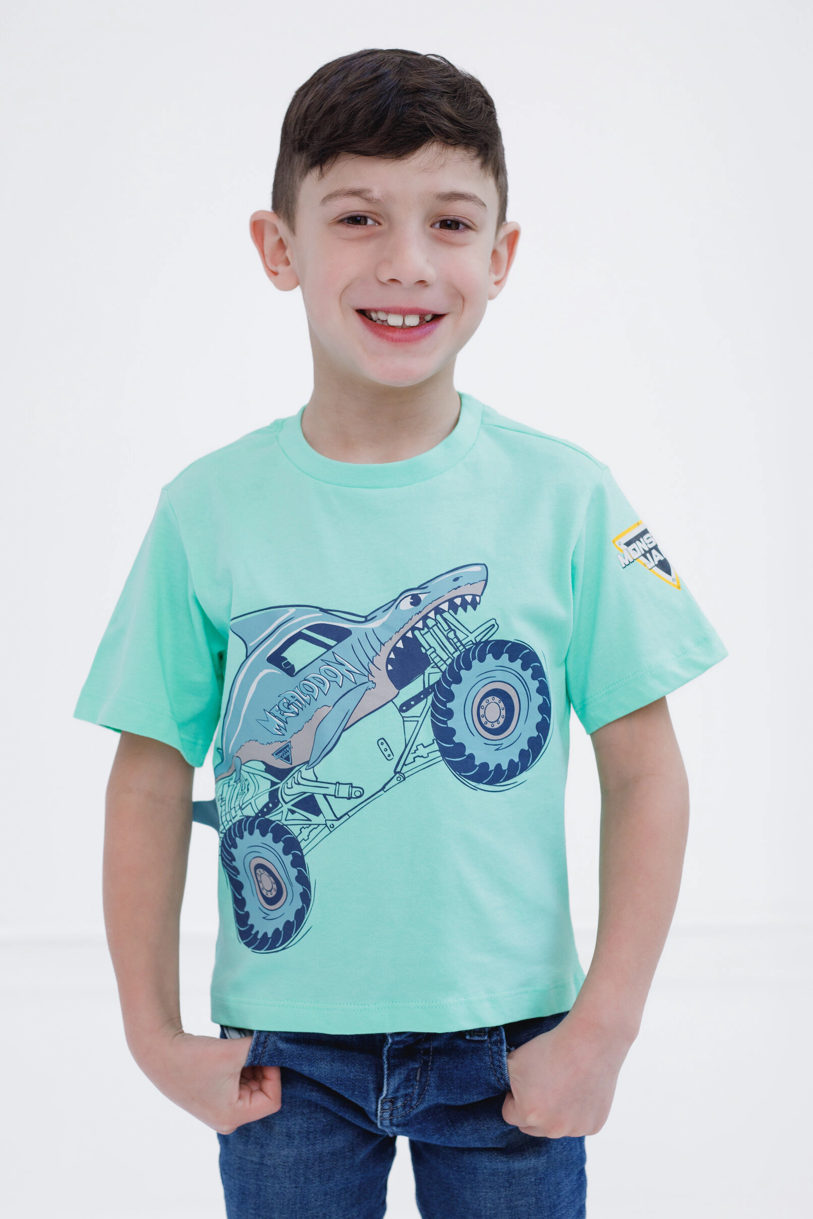 Monster Jam 3D Novelty Short Sleeve T-Shirt