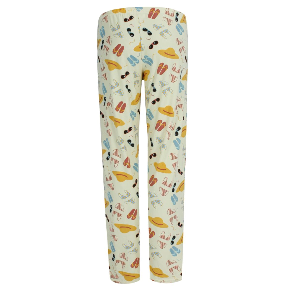 Roll Outta Bed Women's Vacation Polysuede Open Bottom Pajama Pants