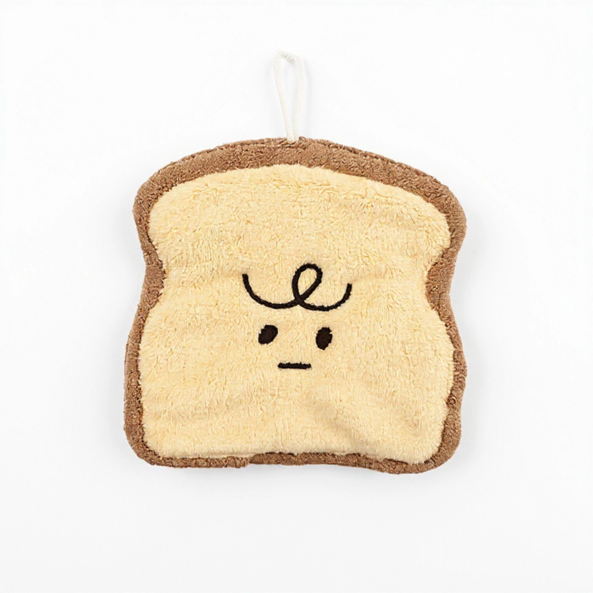 Alilang Women Croissant Shaped Plush Kitchen Sponge Soft Absorbent Reusable Dish Cleaning