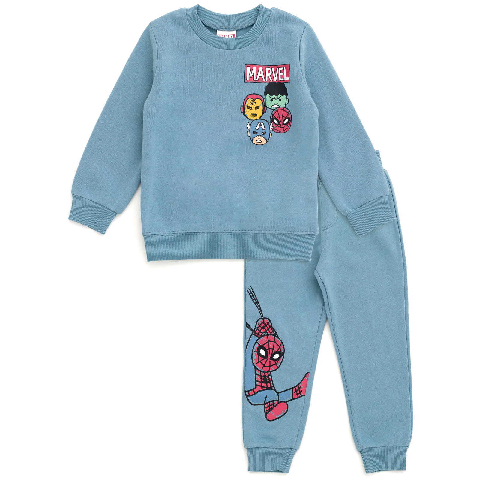 Marvel Avengers Boys' Fleece 2-Piece Sweatshirt and Pants Set
