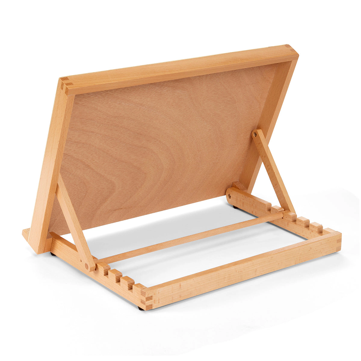 KINGART Adjustable Flat Surface Wood Table Easel - Beechwood