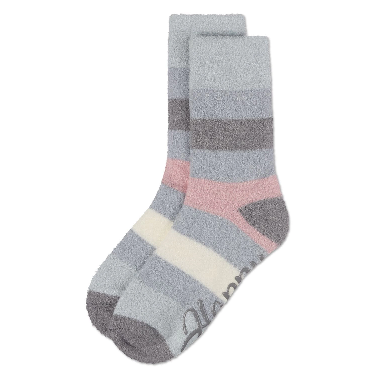 MeMoi Women's Happy Aloe Infused Crew Socks