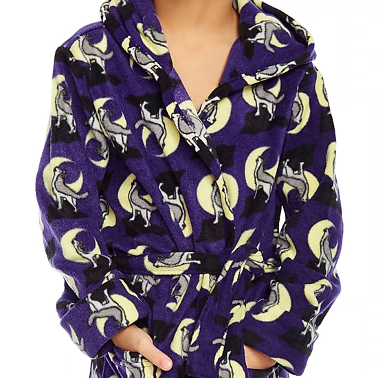 Leveret Kids Hooded Fleece Animal Robe
