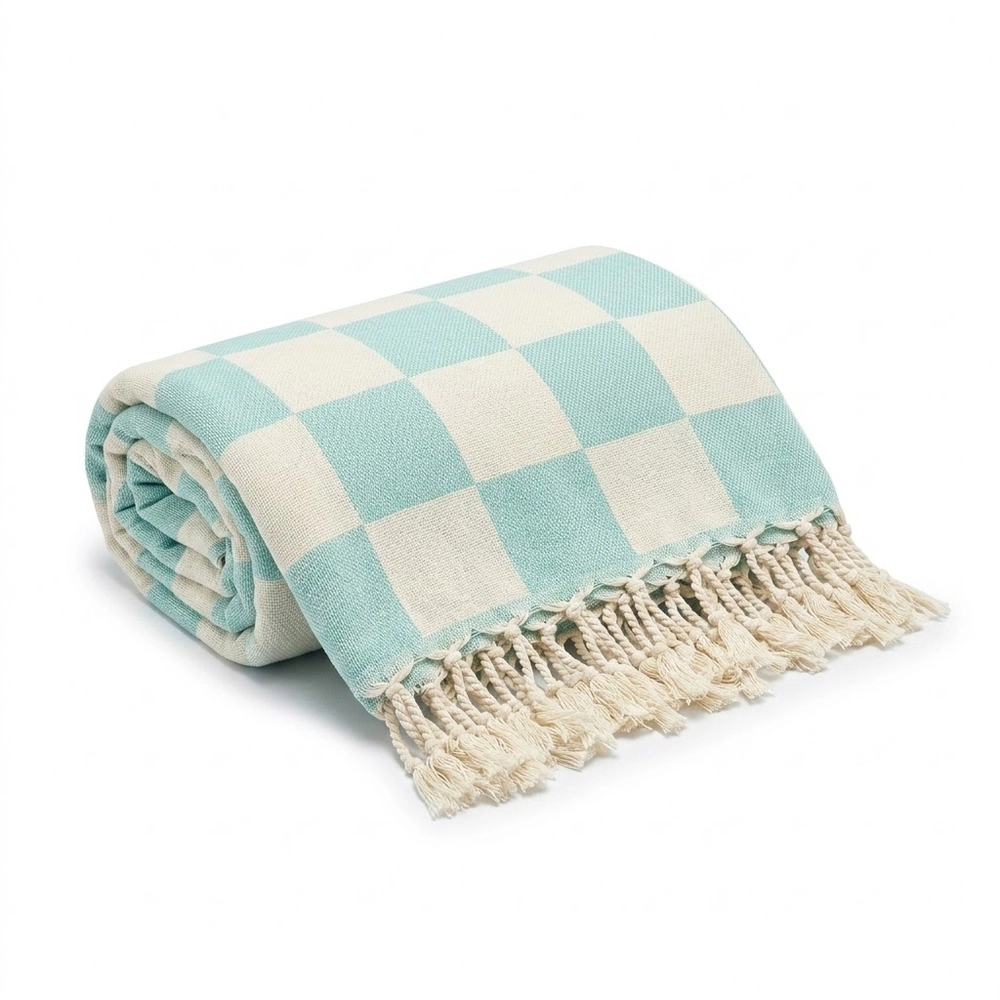 Technopliance Extra Large Turkish Beach Towel Blanket 82 x 90 Inch
