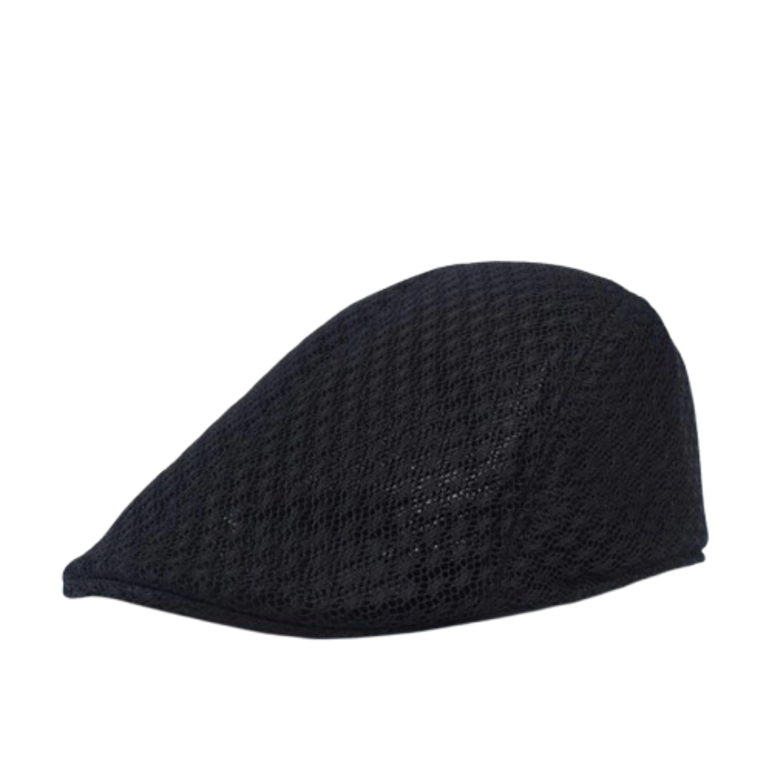 SS Design Men's Mesh Summer Newsboy Gatsby Flat Cabbie Golf Sun Hat