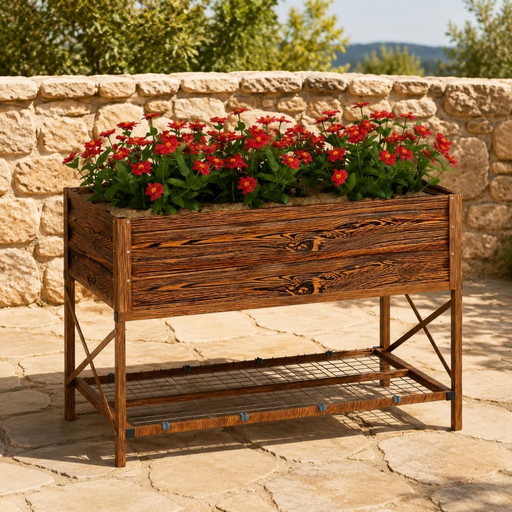 WOW PIONEER Tall Round Garden Planter Pot