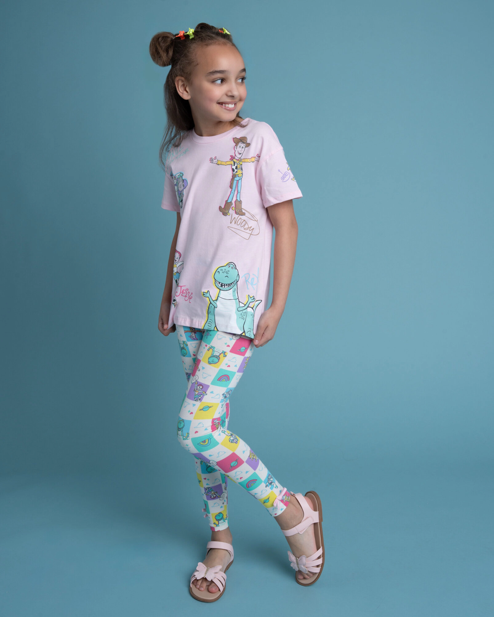 Disney Girls' 2-Piece T-Shirt and Pants Set