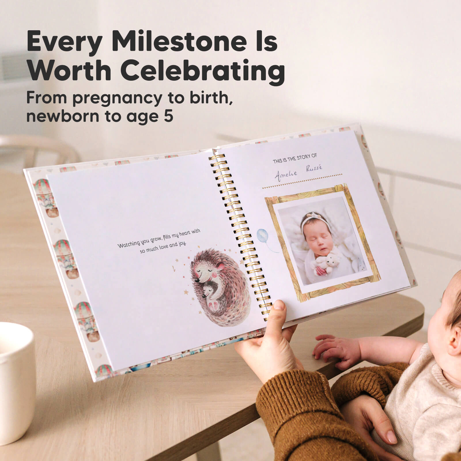 KeaBabies Craft Baby First Years Memory Book