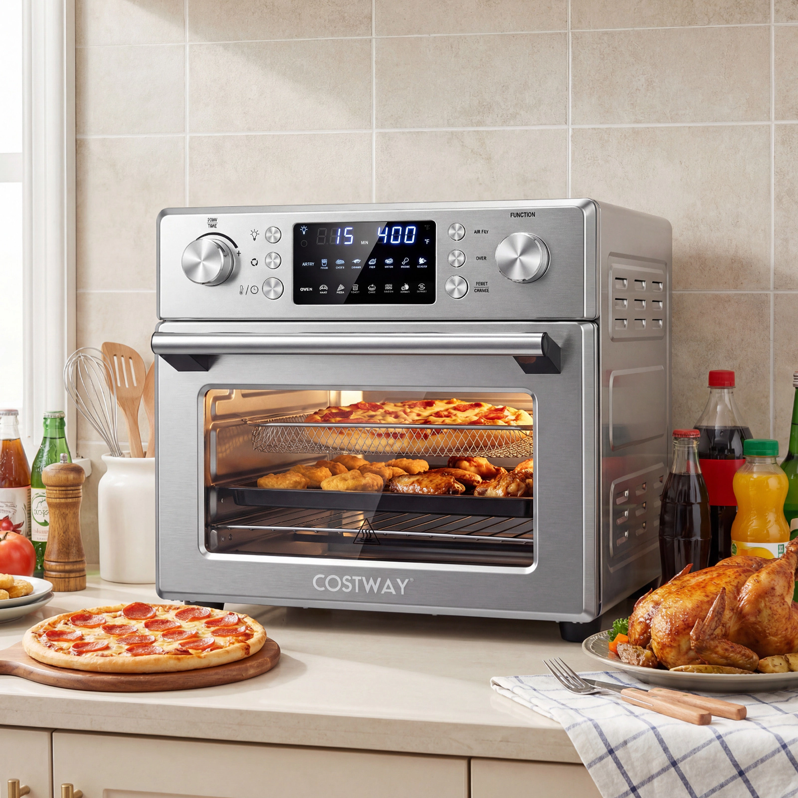 LJG Stainless Steel Countertop Convection Oven with
