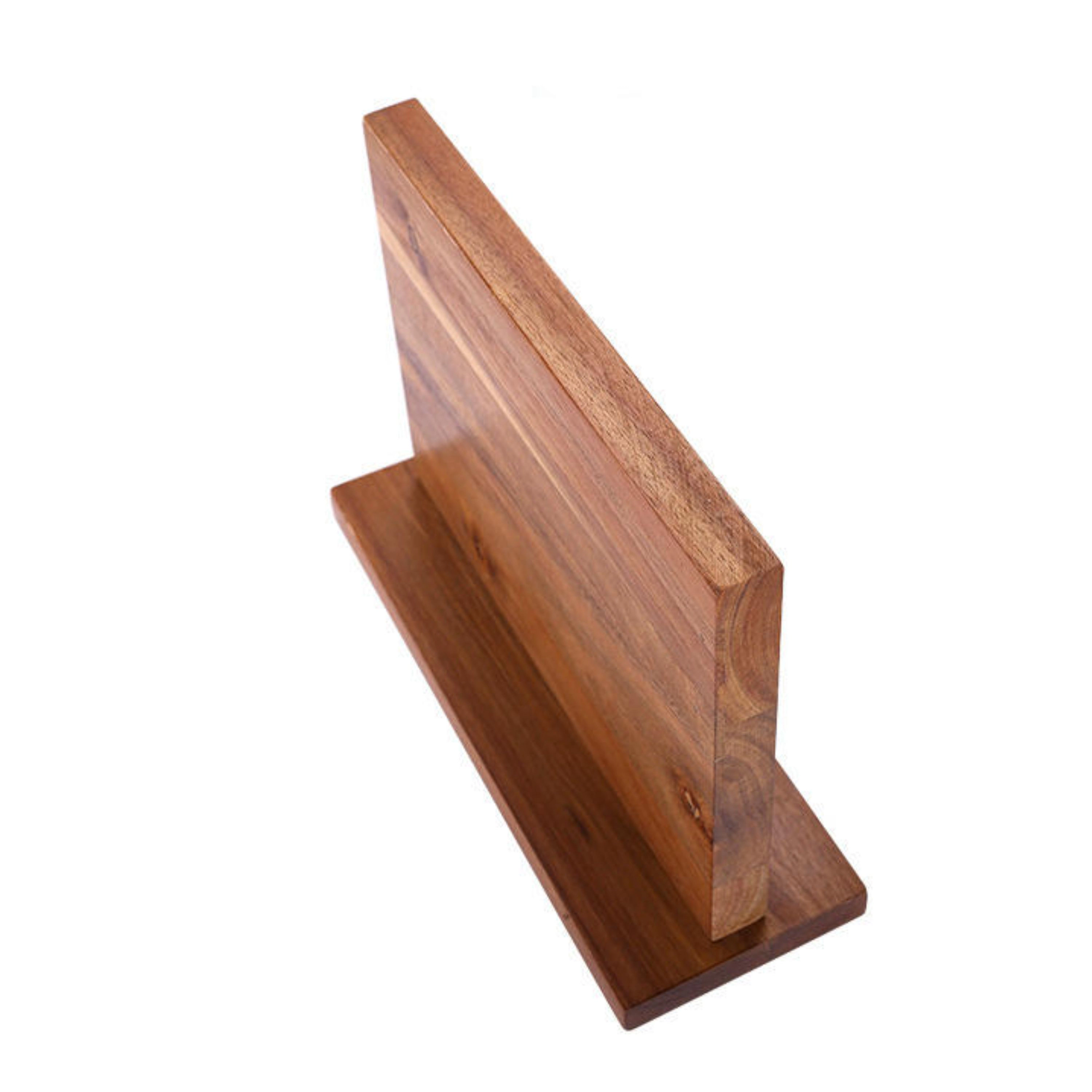 Kitcheniva Acacia Wood Magnetic Knife Block