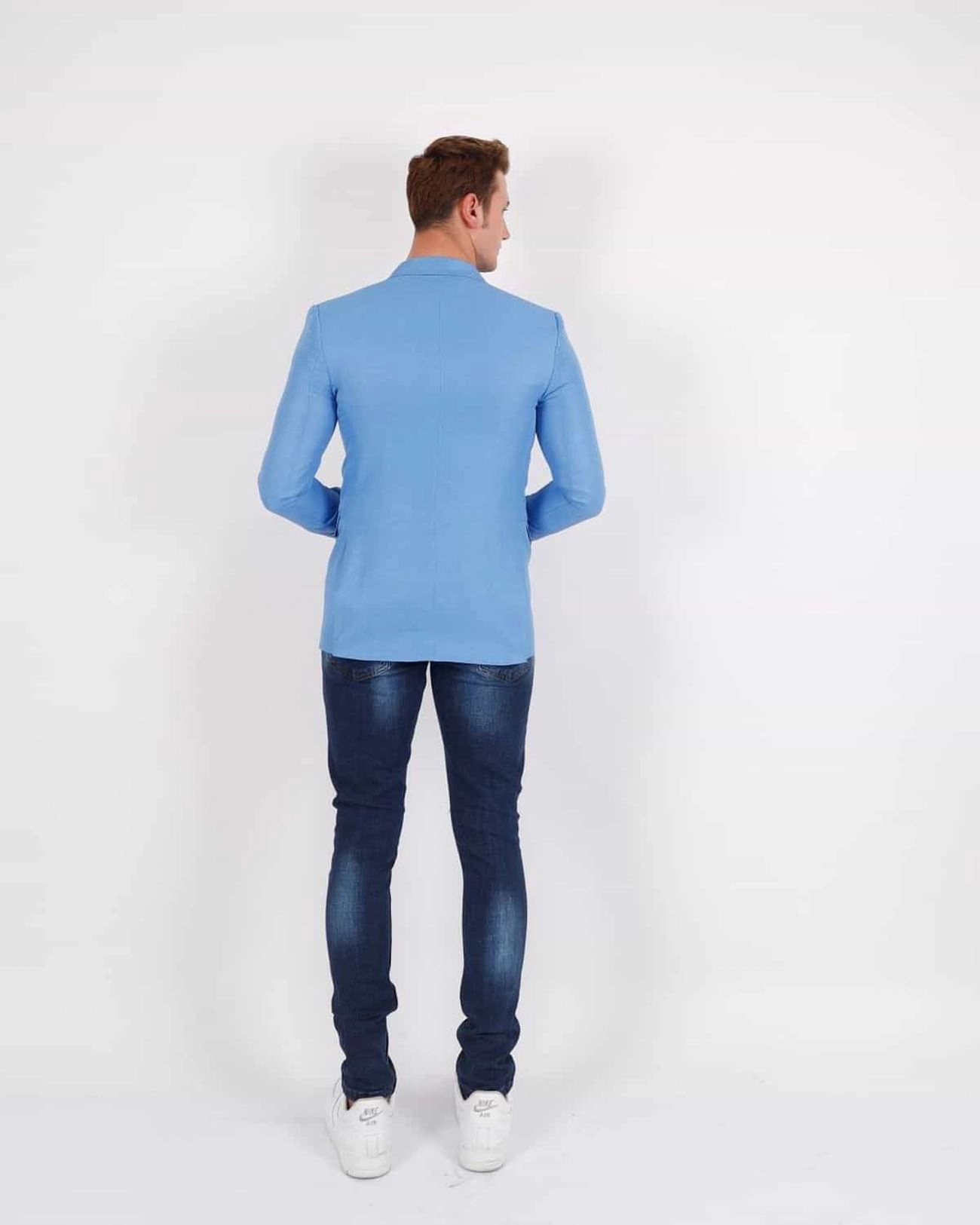 Elie Balleh Men's Slim Fit Solid Sports Coat Jacket