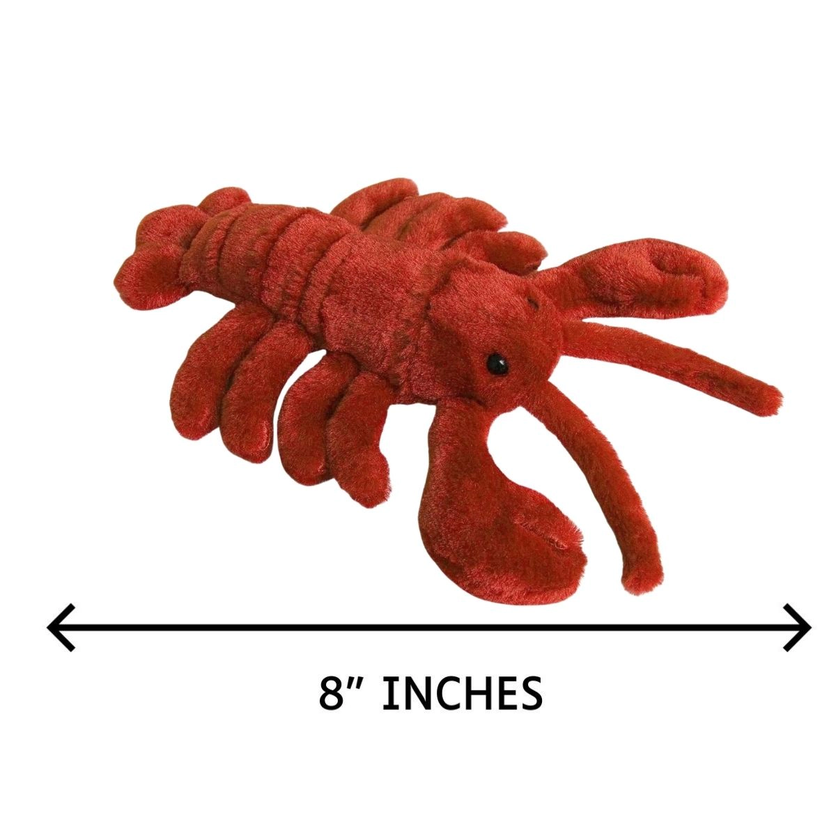 Aurora Mini Flopsie Lobster 8-Inch Stuffed Animal Plush
