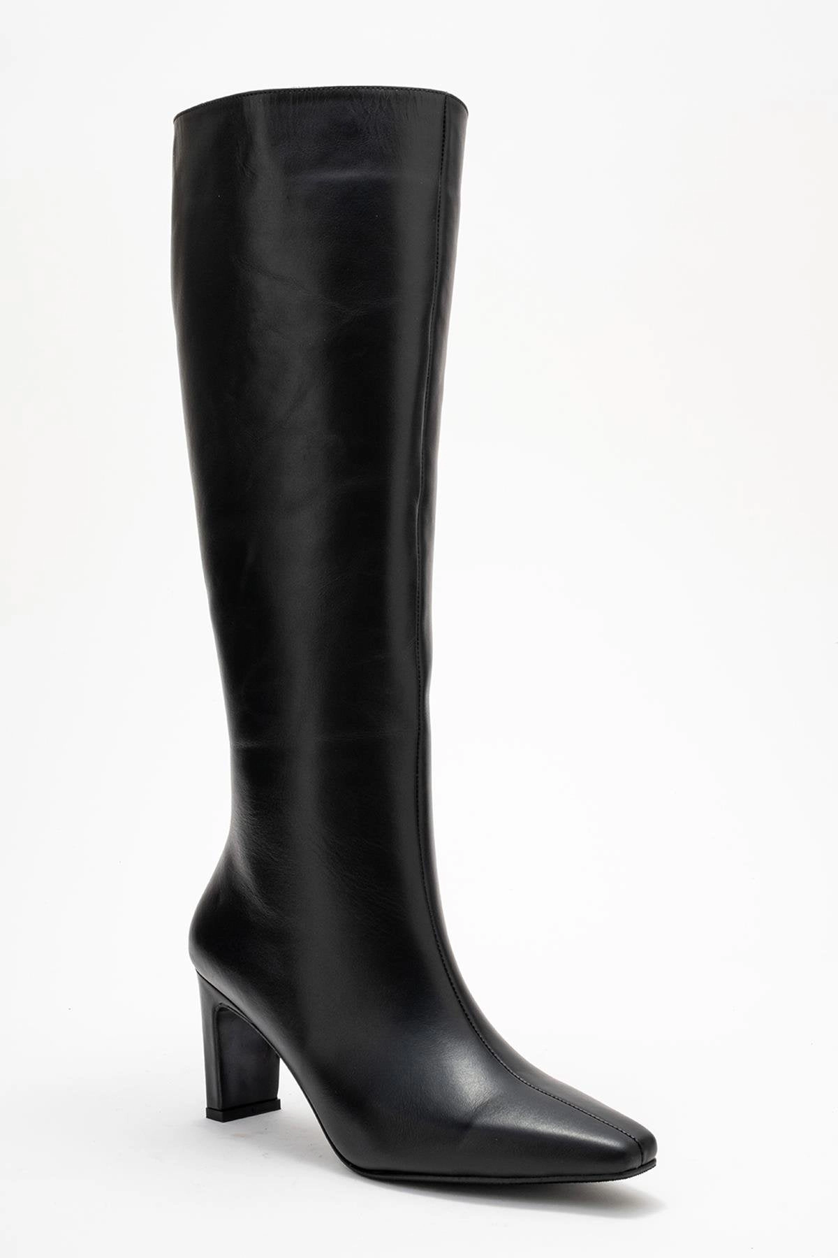 Forever & Always Womens Velencia Leather Knee High Boots