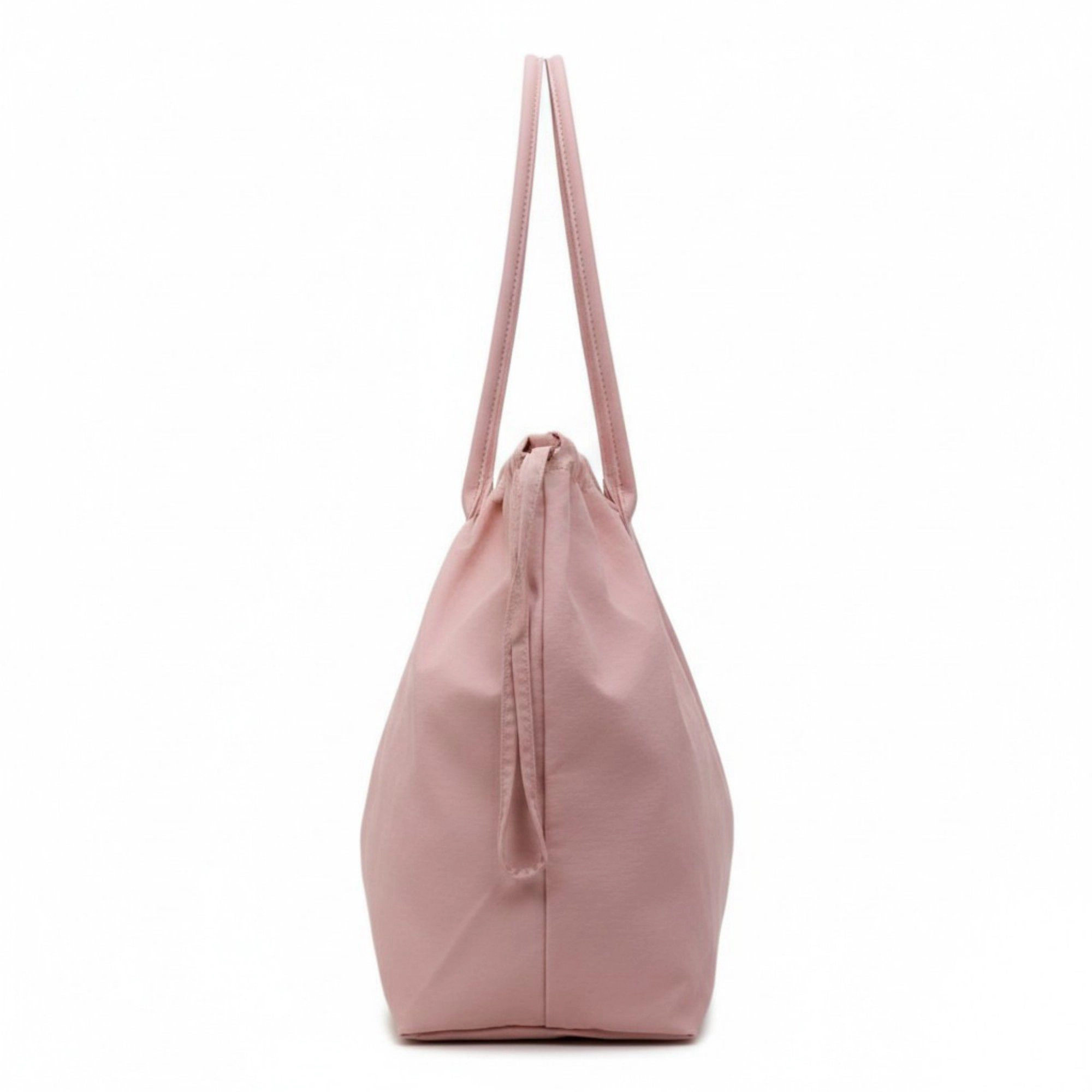 Alilang Women's Nylon Drawstring Shoulder Tote Bag with Soft Slouchy Silhouette and Long Carry Straps 18.9x13.7x5in