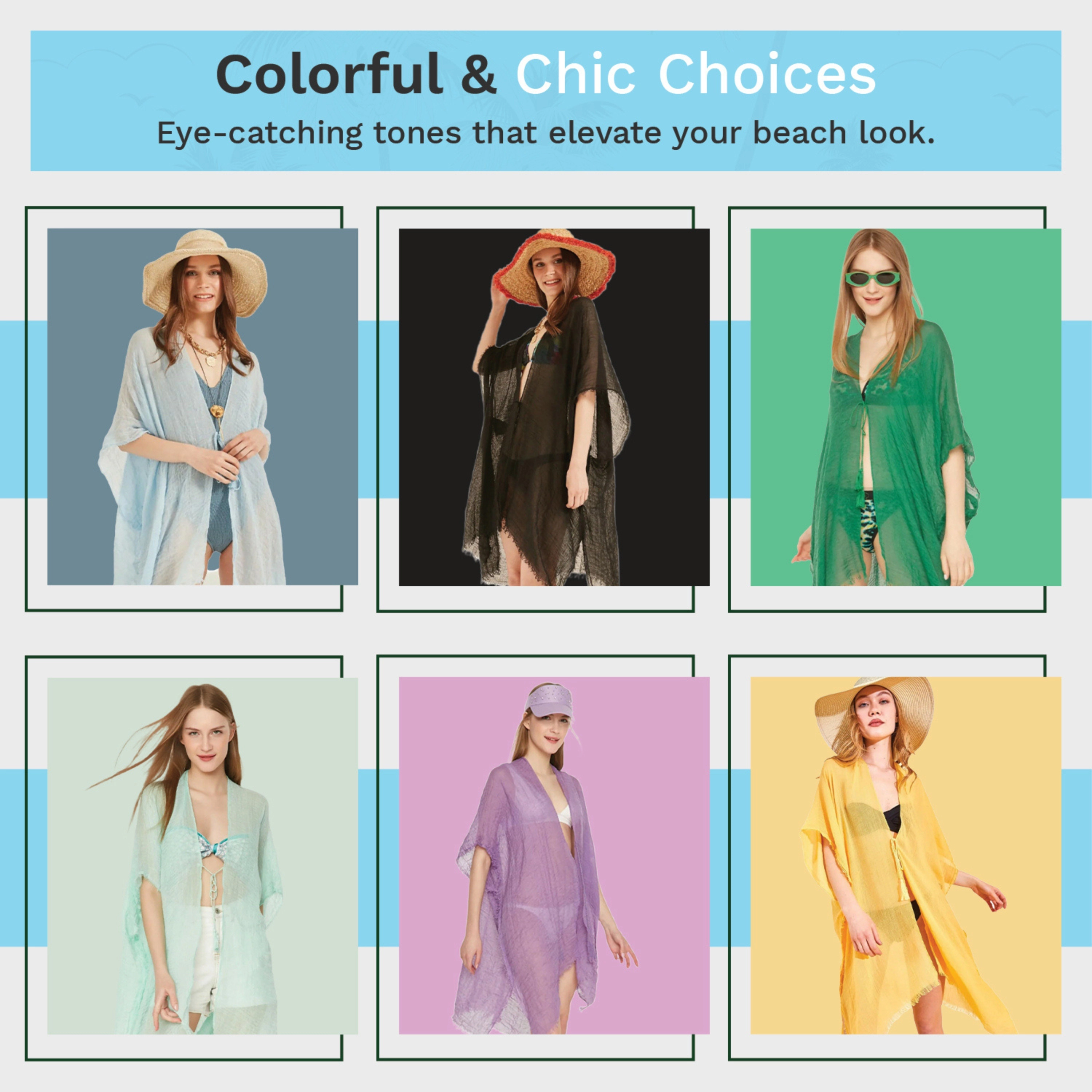 Wear Sierra Womens Lightweight Beach Cover -Up
