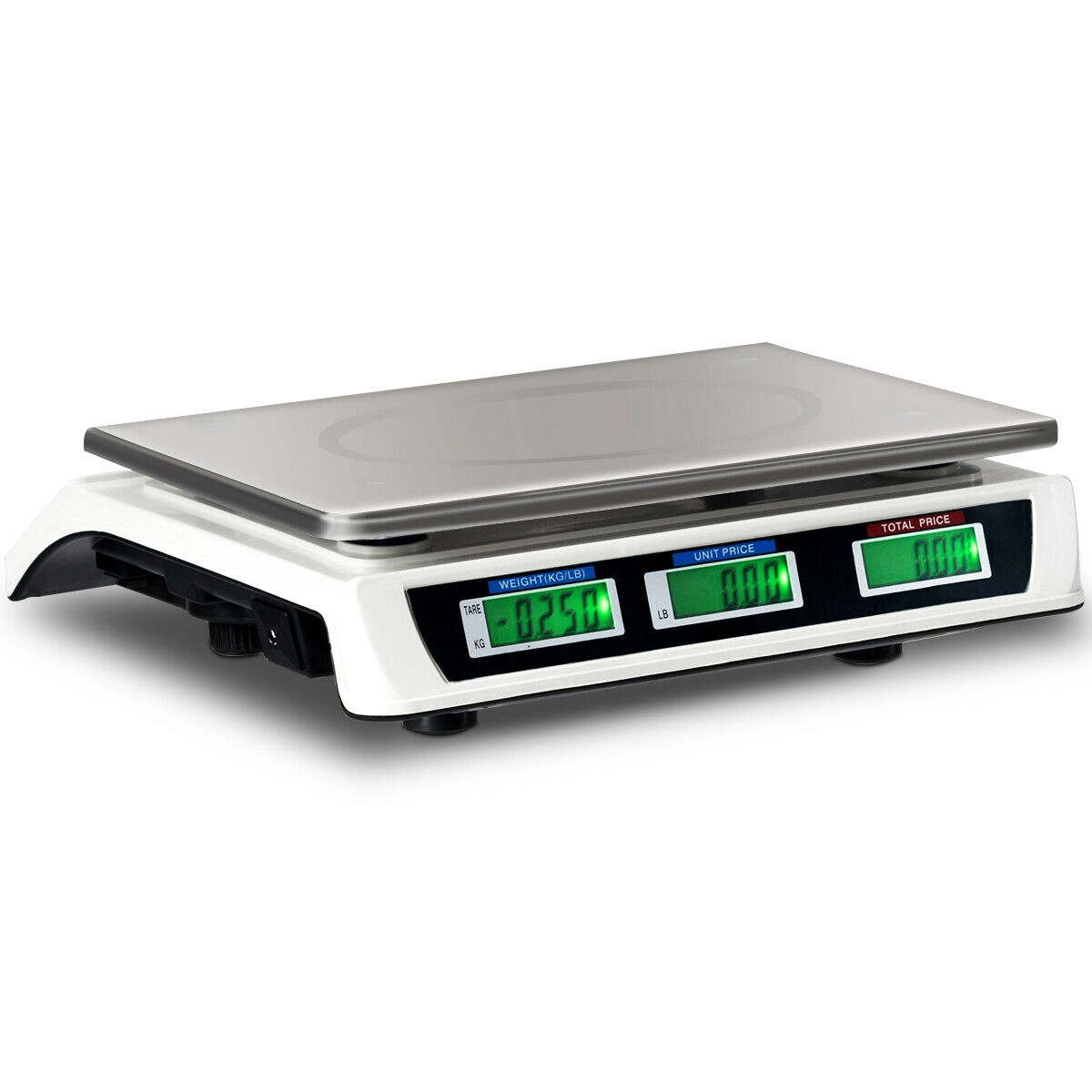 LJG 66 lbs Electronic Price Computing Scale with LCD Screen Display