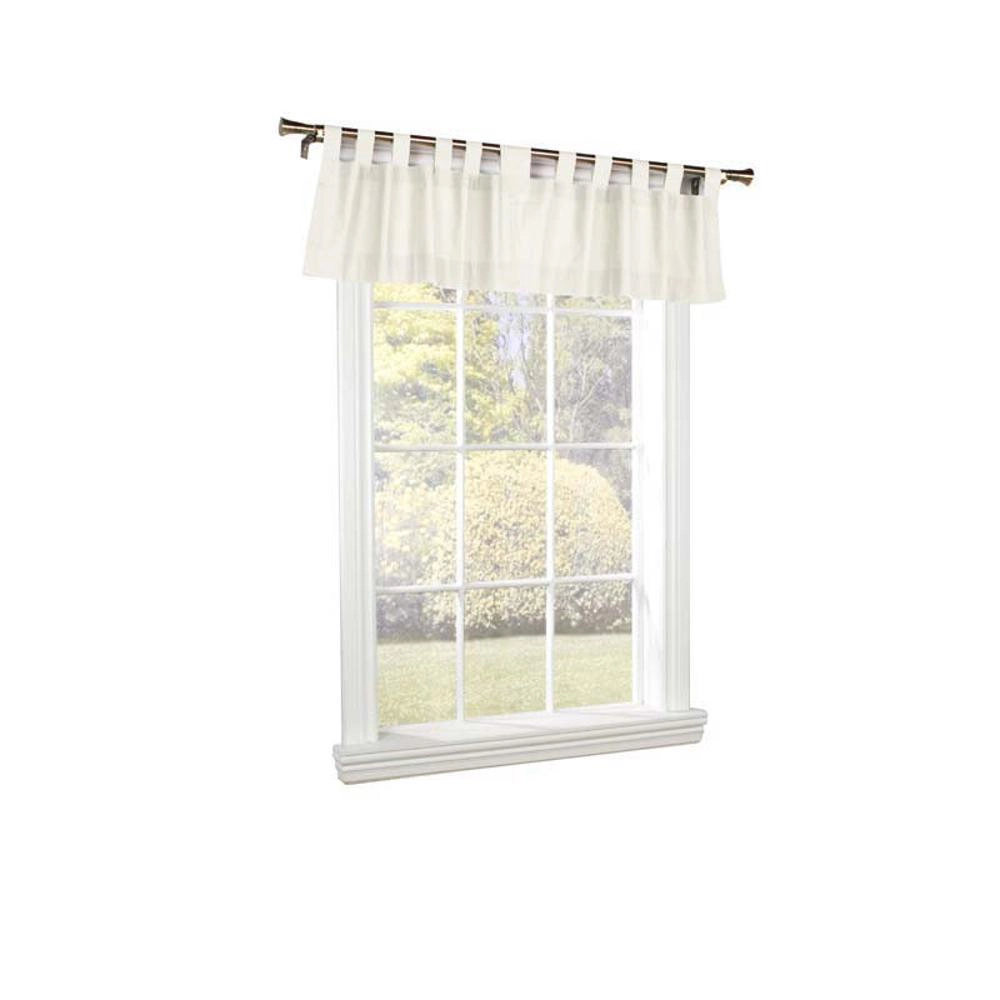 Commonwealth Thermalogic Weather Insulated Cotton Fabric Tab Valance - 40x15"