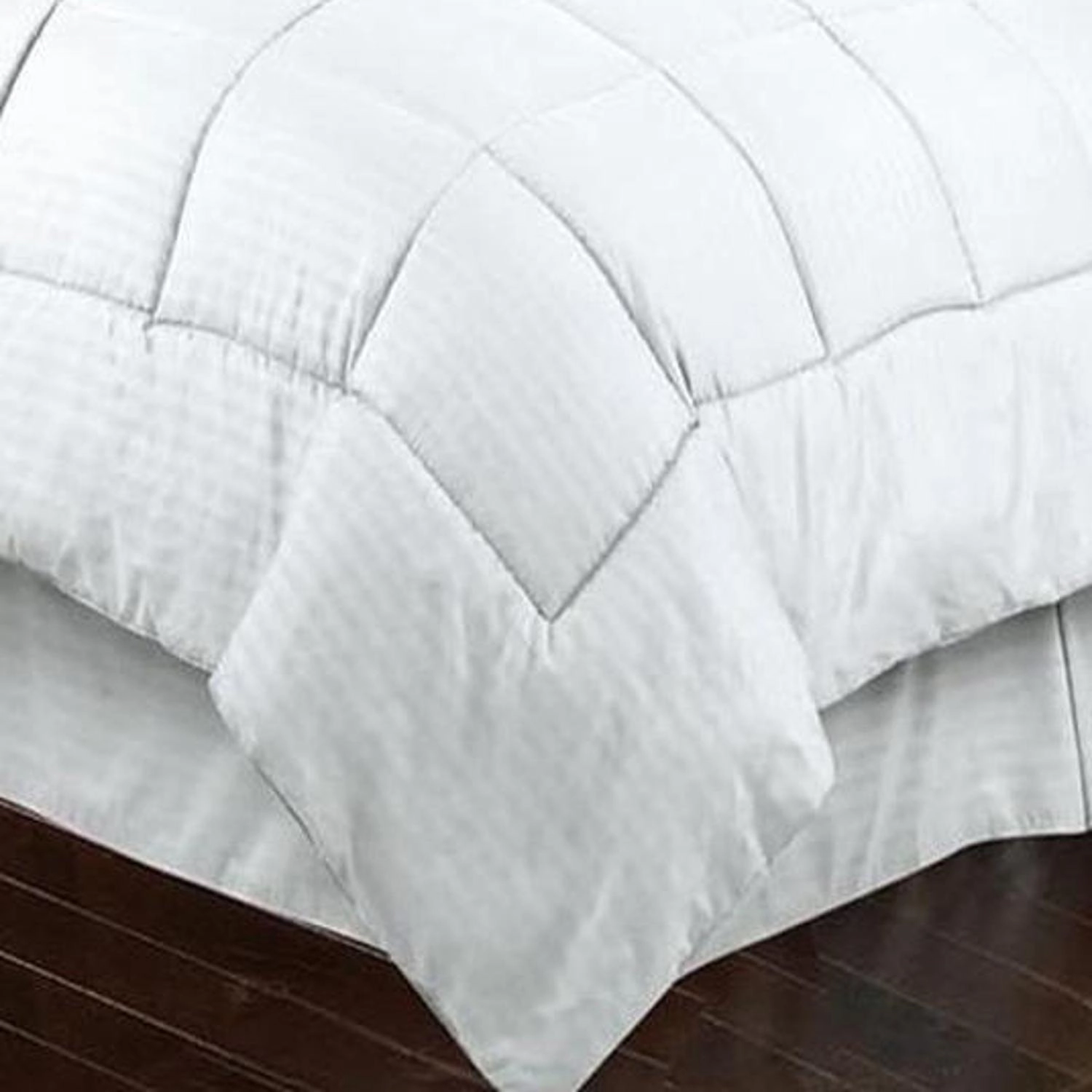 Plazatex Embossed Dby Stripe Microfiber Comforter Bed In A Bag Set