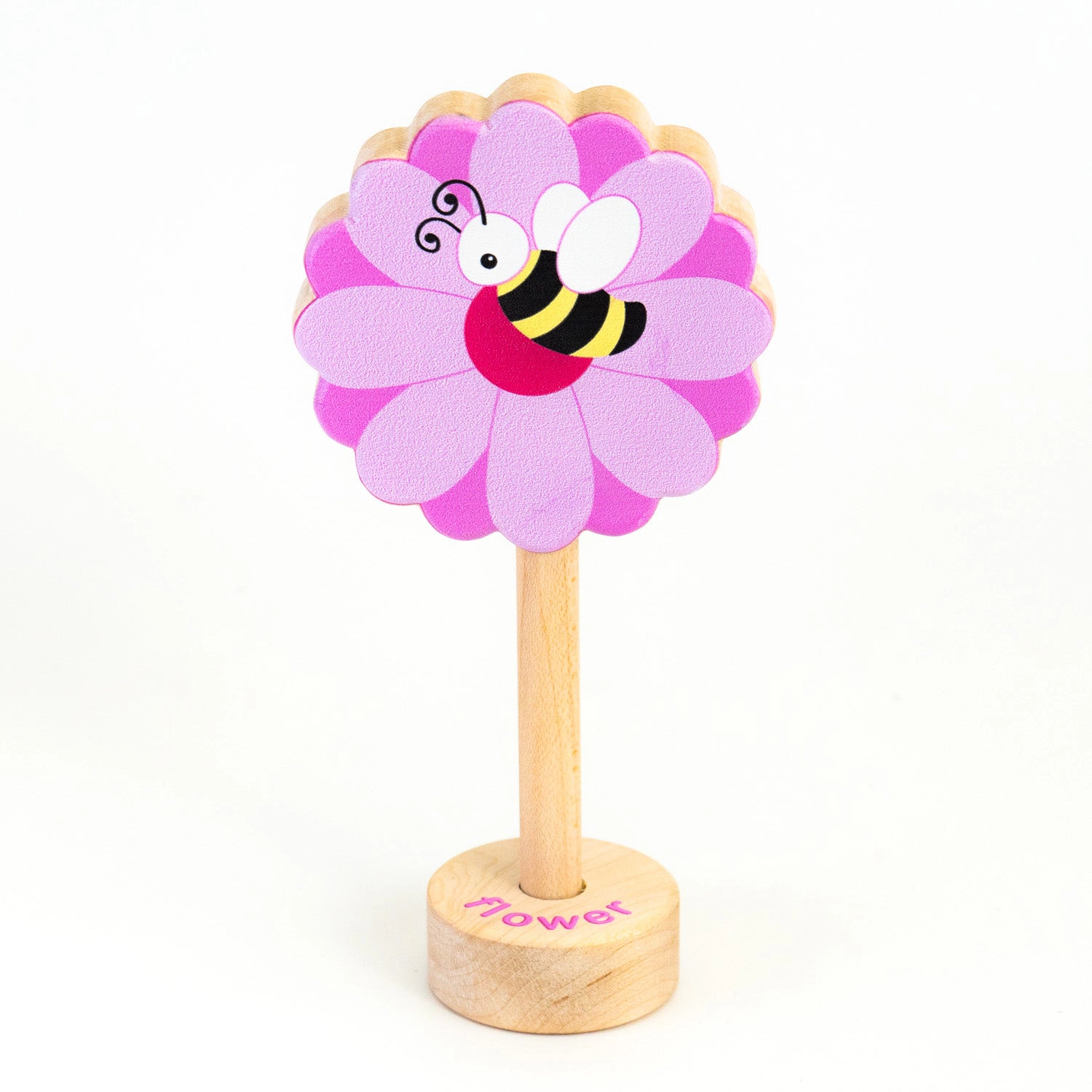 Miller Boys Vintage Toys Grasp & Giggle Flower Rattle Made in the USA
