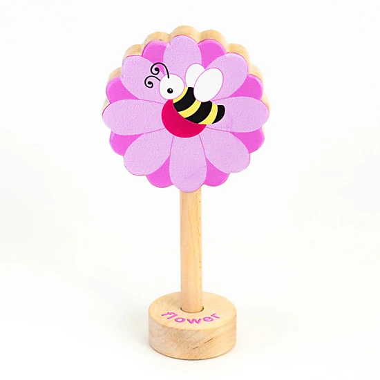 Miller Boys Vintage Toys Grasp & Giggle Flower Rattle Made in the USA