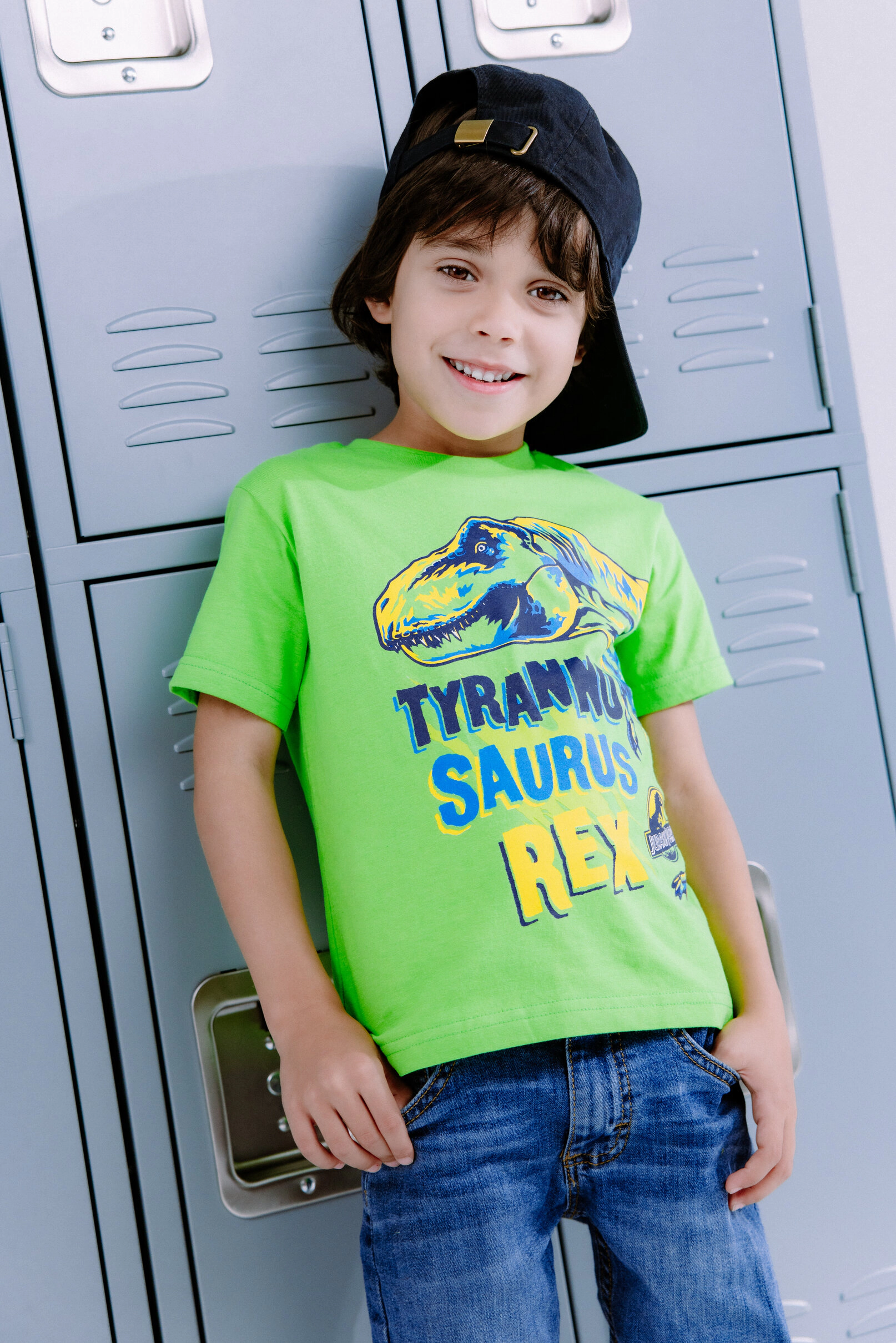 Jurassic World Park T-Rex Boys' 4-Pack Short Sleeve T-Shirts