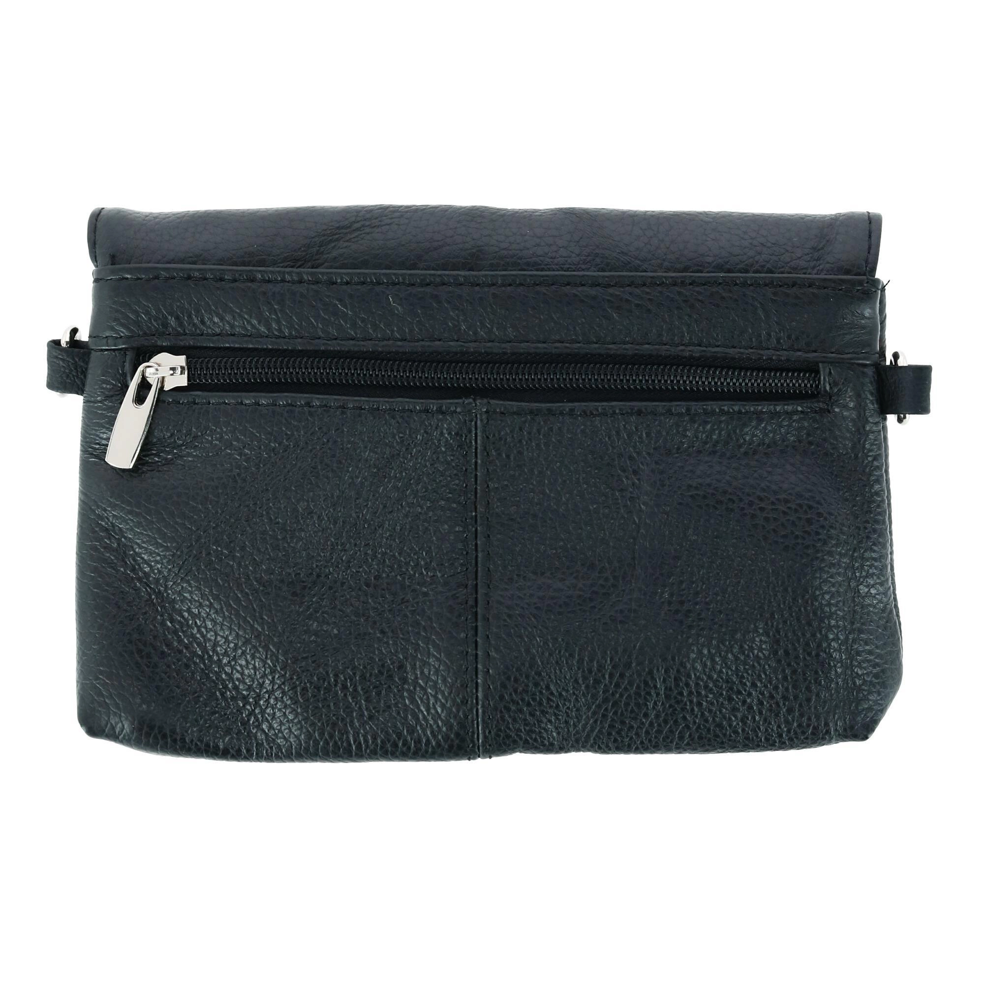 Cal-Wyn Women's Leather Wristlet Clutch with Removable Crossbody Strap