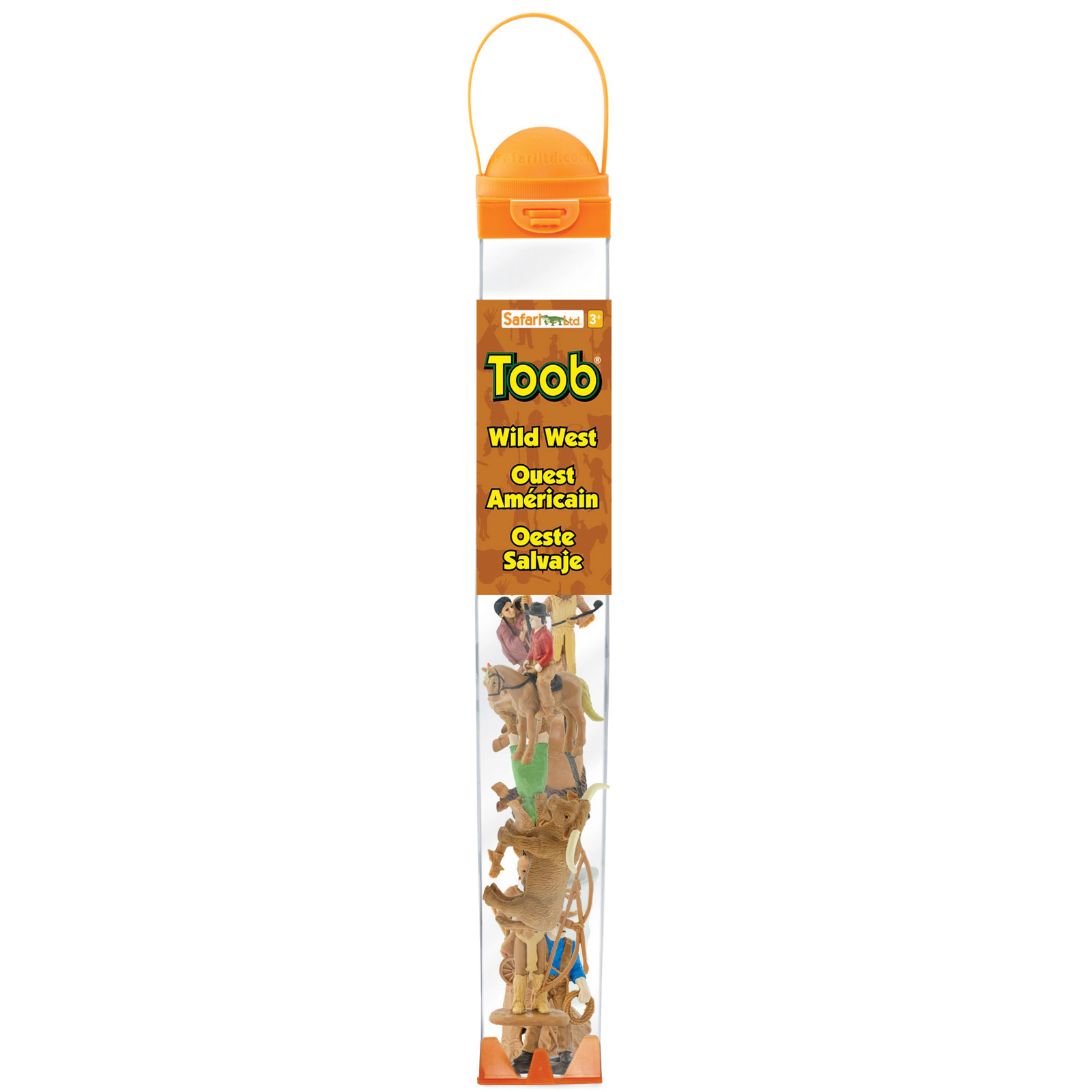Safari Ltd. - Wild West TOOB - contains 10 Mini Figurines