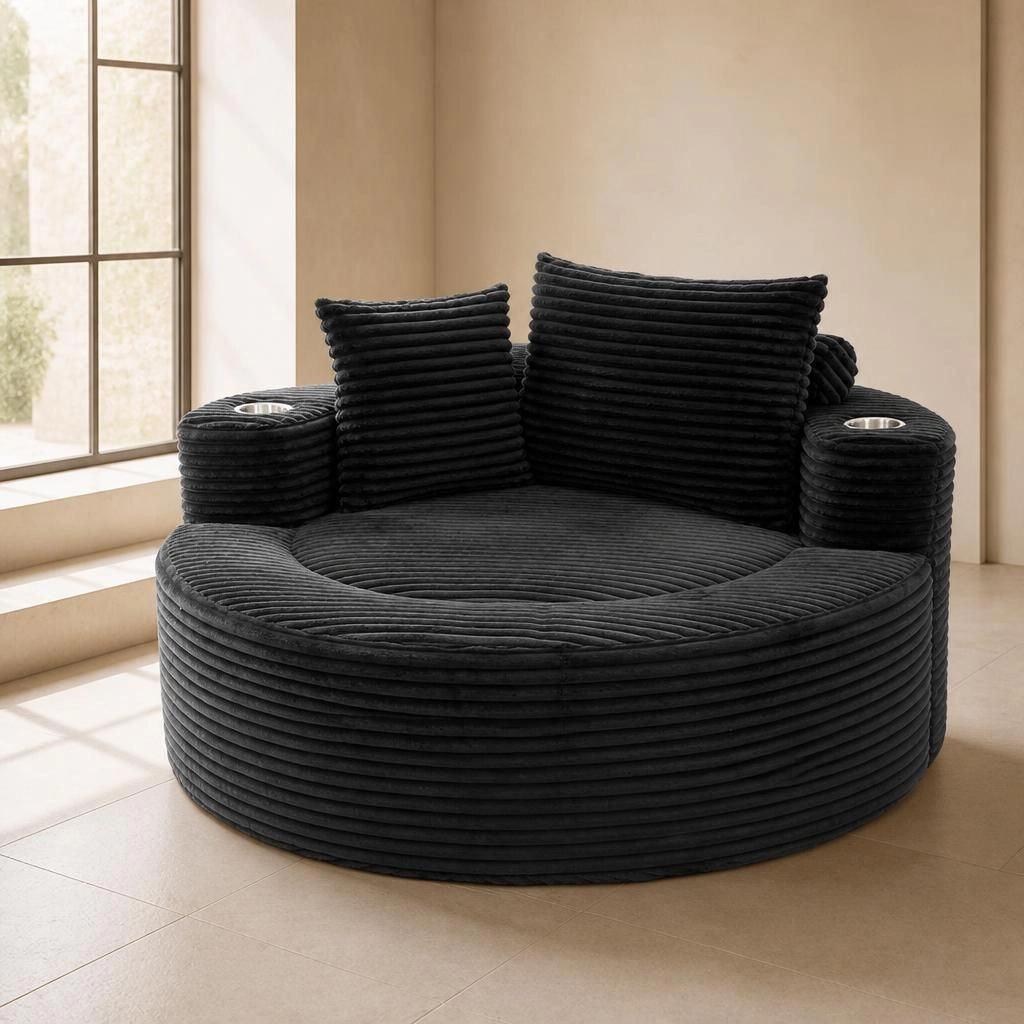 GOODSILO Convertible Dual Purpose Comfortable Upholstered Sofa Bed
