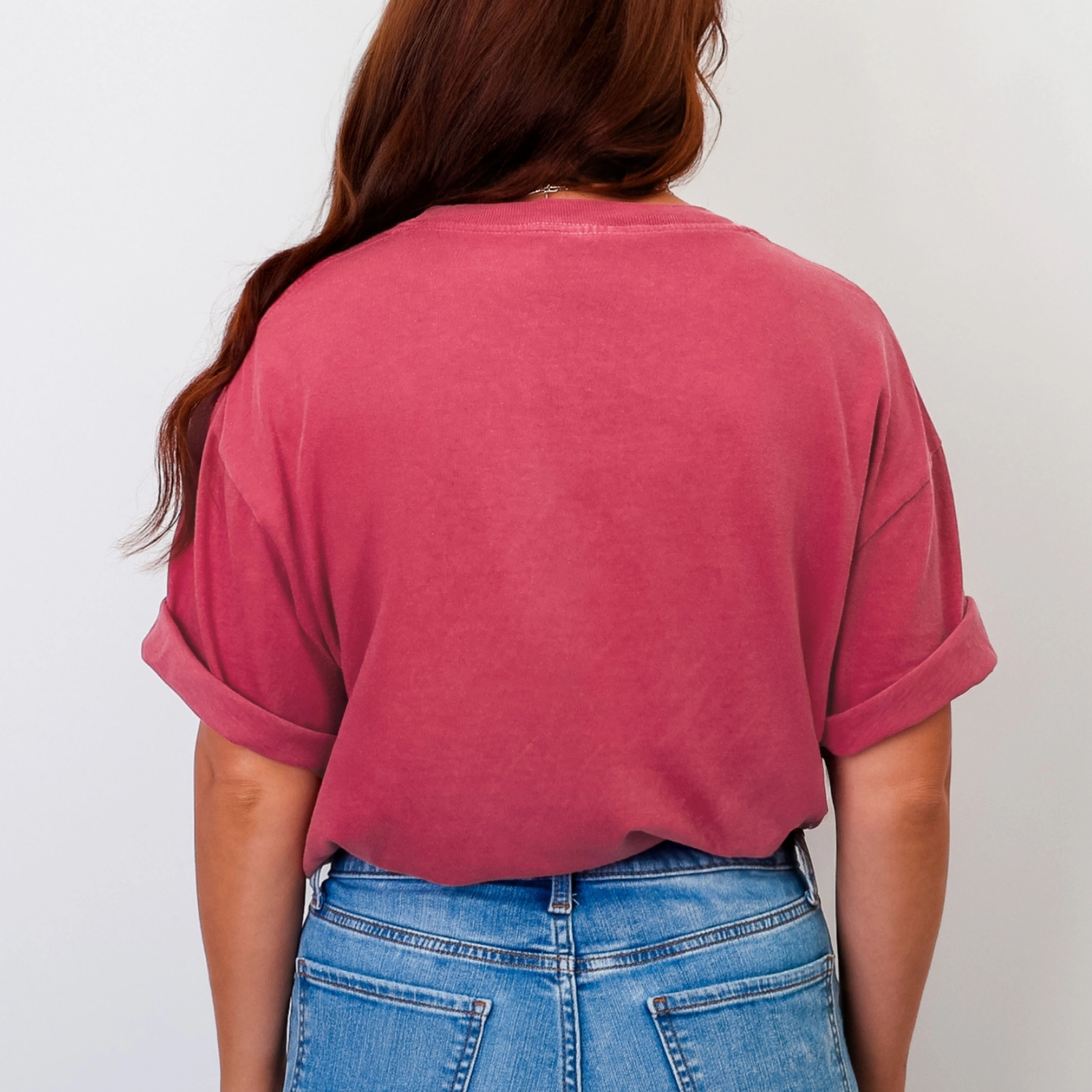 Simply Sage Market - Women's Garment Dyed Graphic T-Shirt Christmas Tree Farm Society