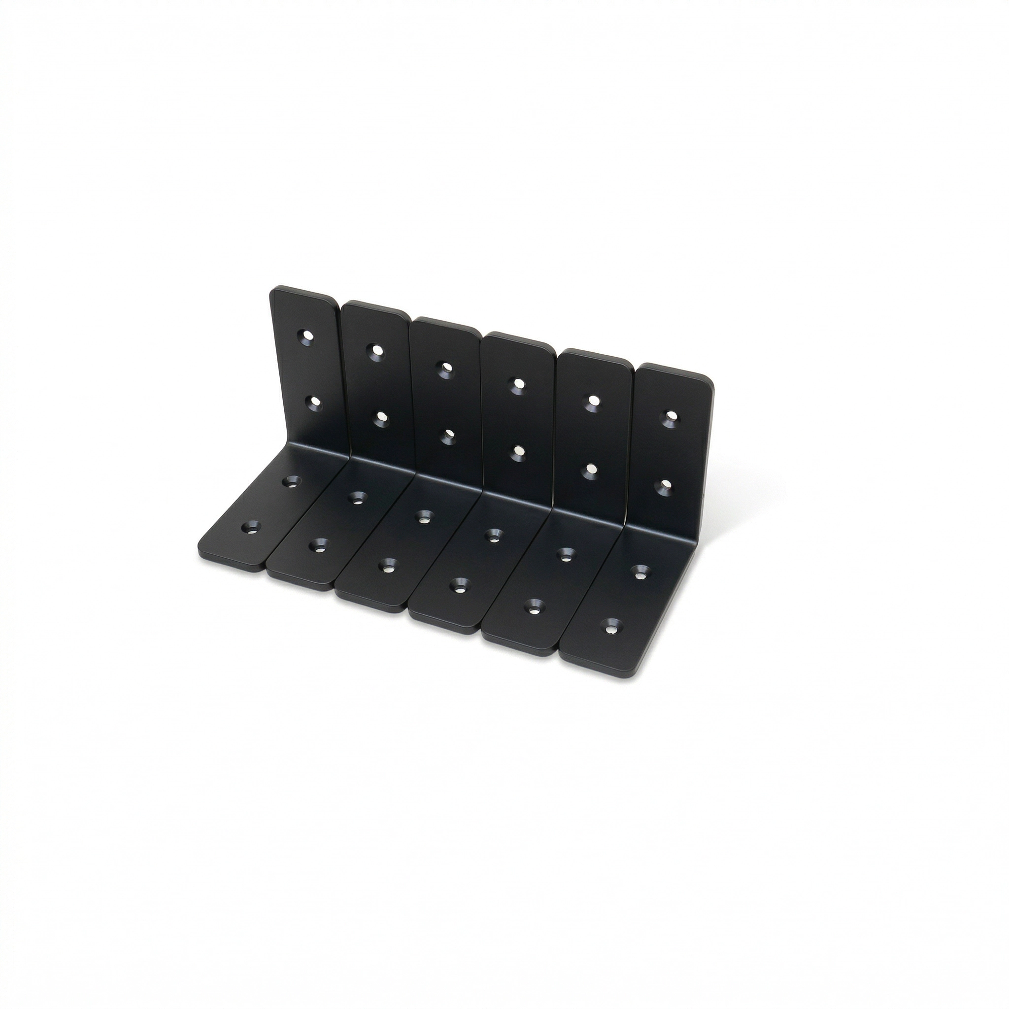 StoreYour Kingsley 4" DIY Home Wall Shelf Brackets, 6-Pack